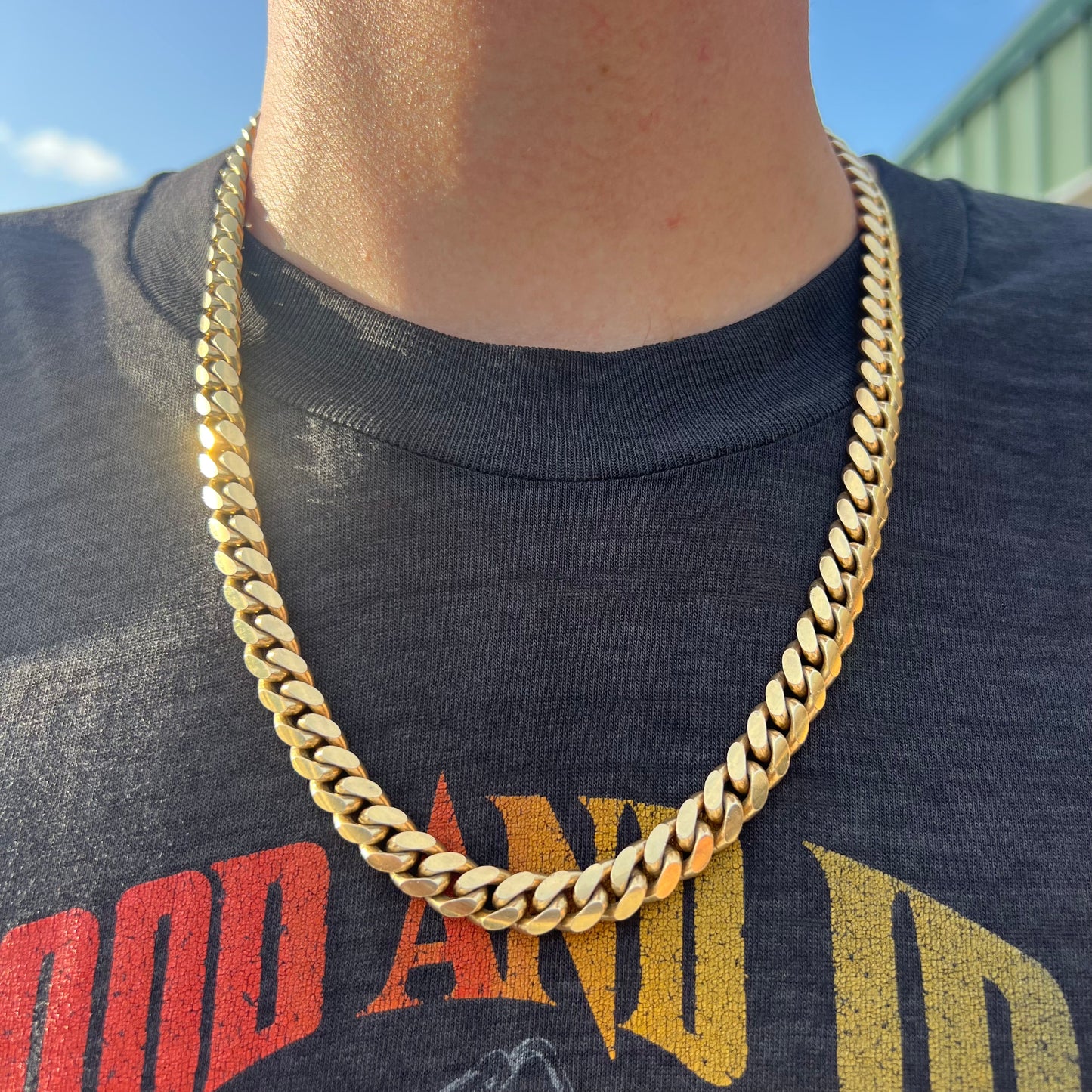 Vintage Solid Sterling/.925 Super Heavyweight Miami Cuban Link Chain