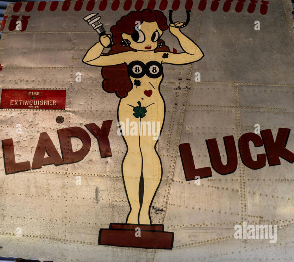1940’s “Lady Luck” Felt Patches