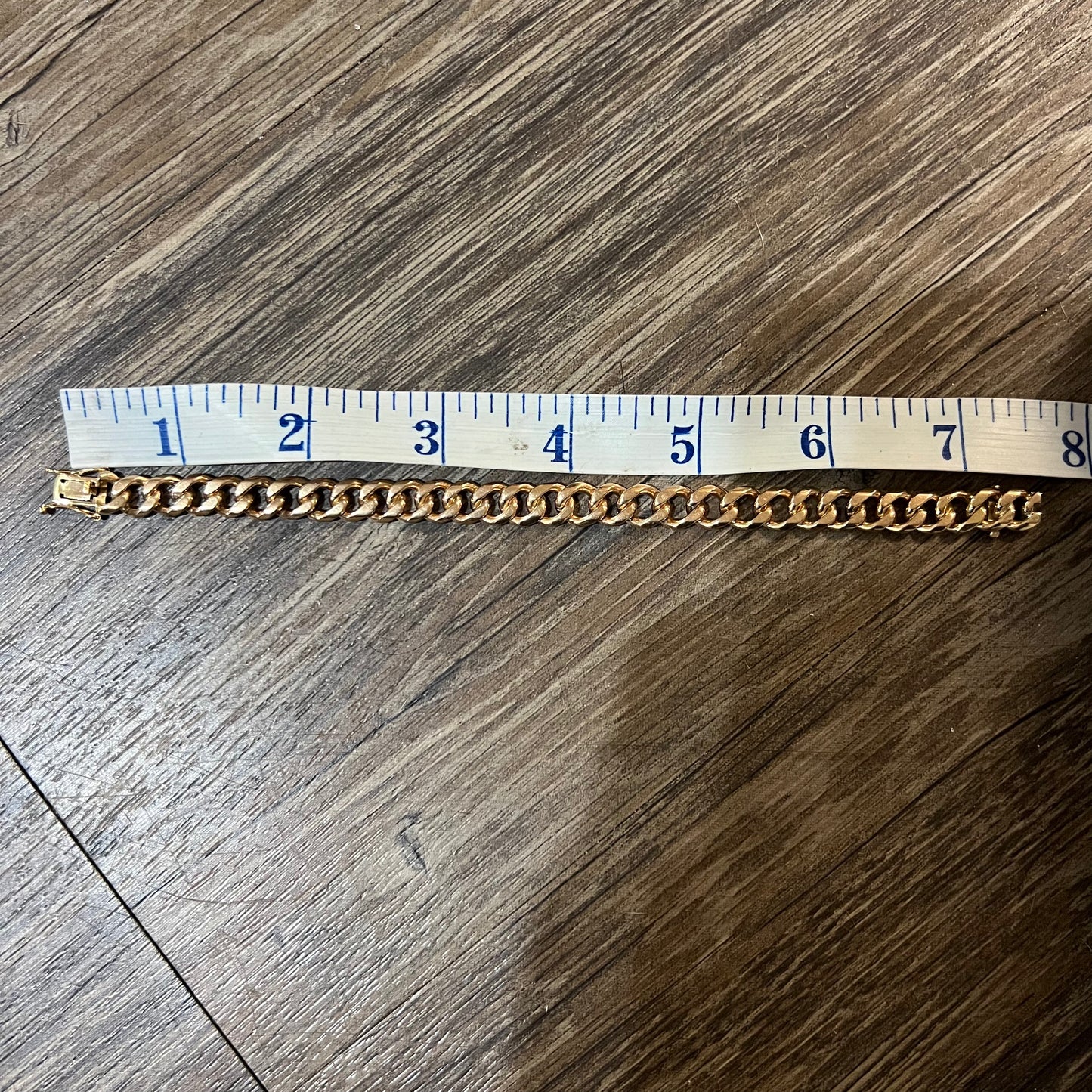 Vintage Solid 14k Heavyweight Cuban Link Bracelet