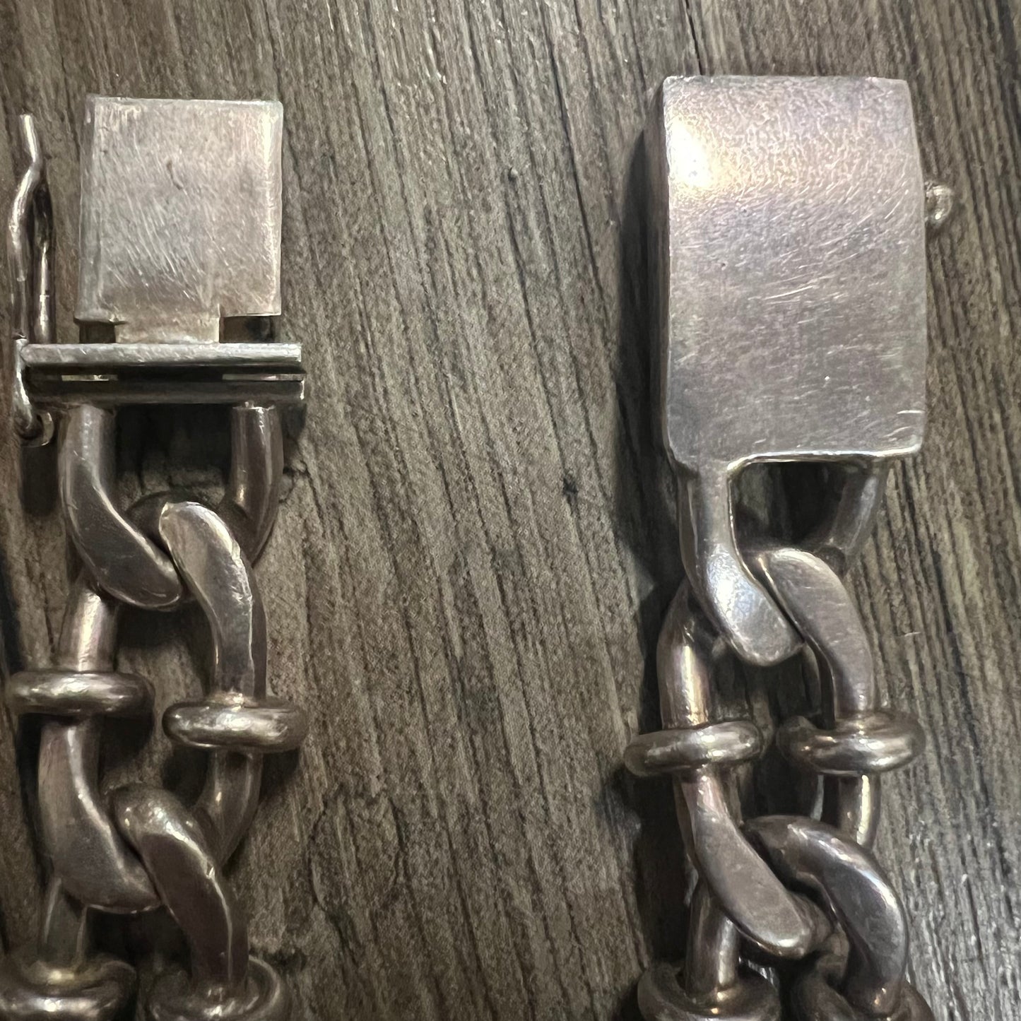 Vintage Sterling/.925 Heavyweight Chain Link Bracelet