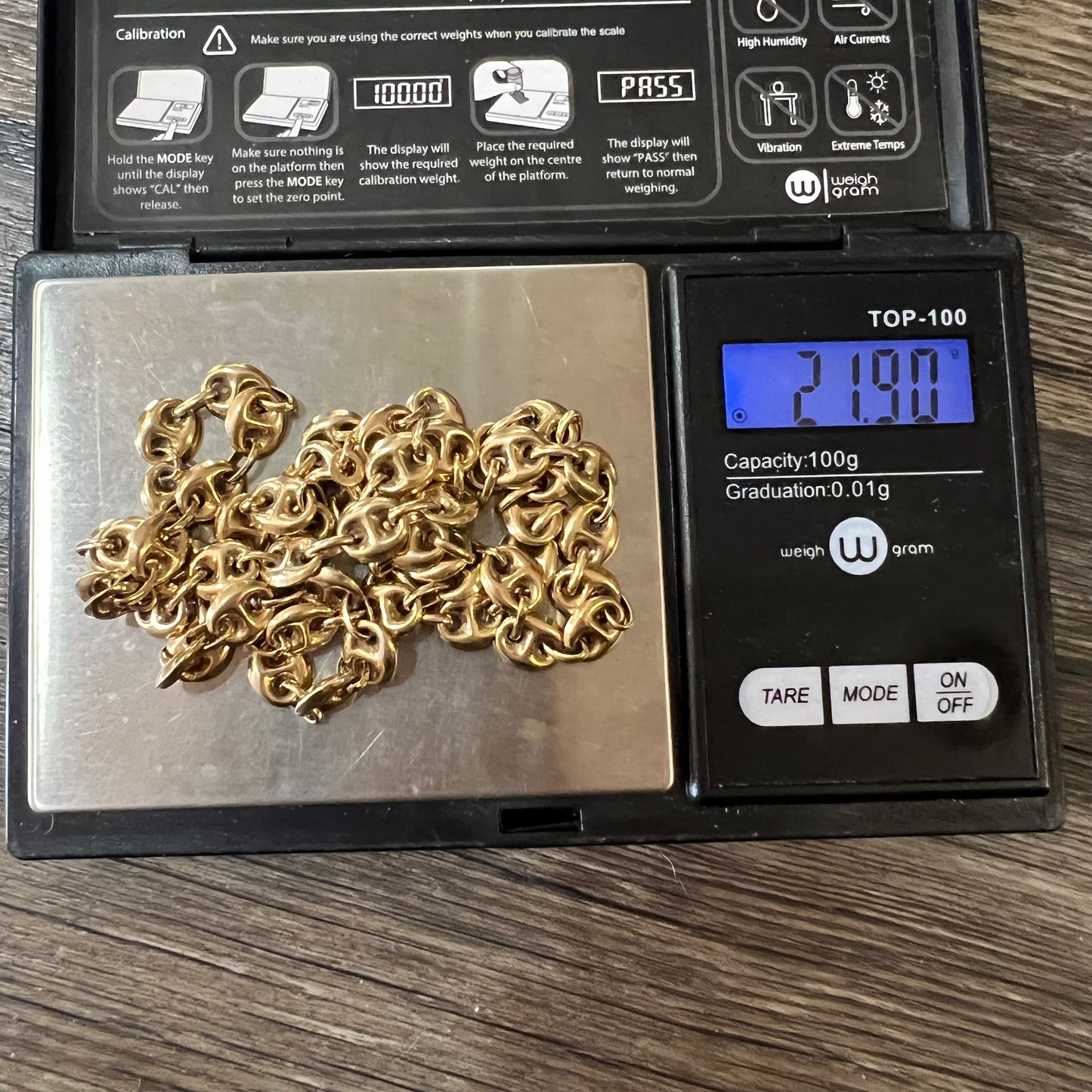 14k Puffed Gucci Link By UnoAErre