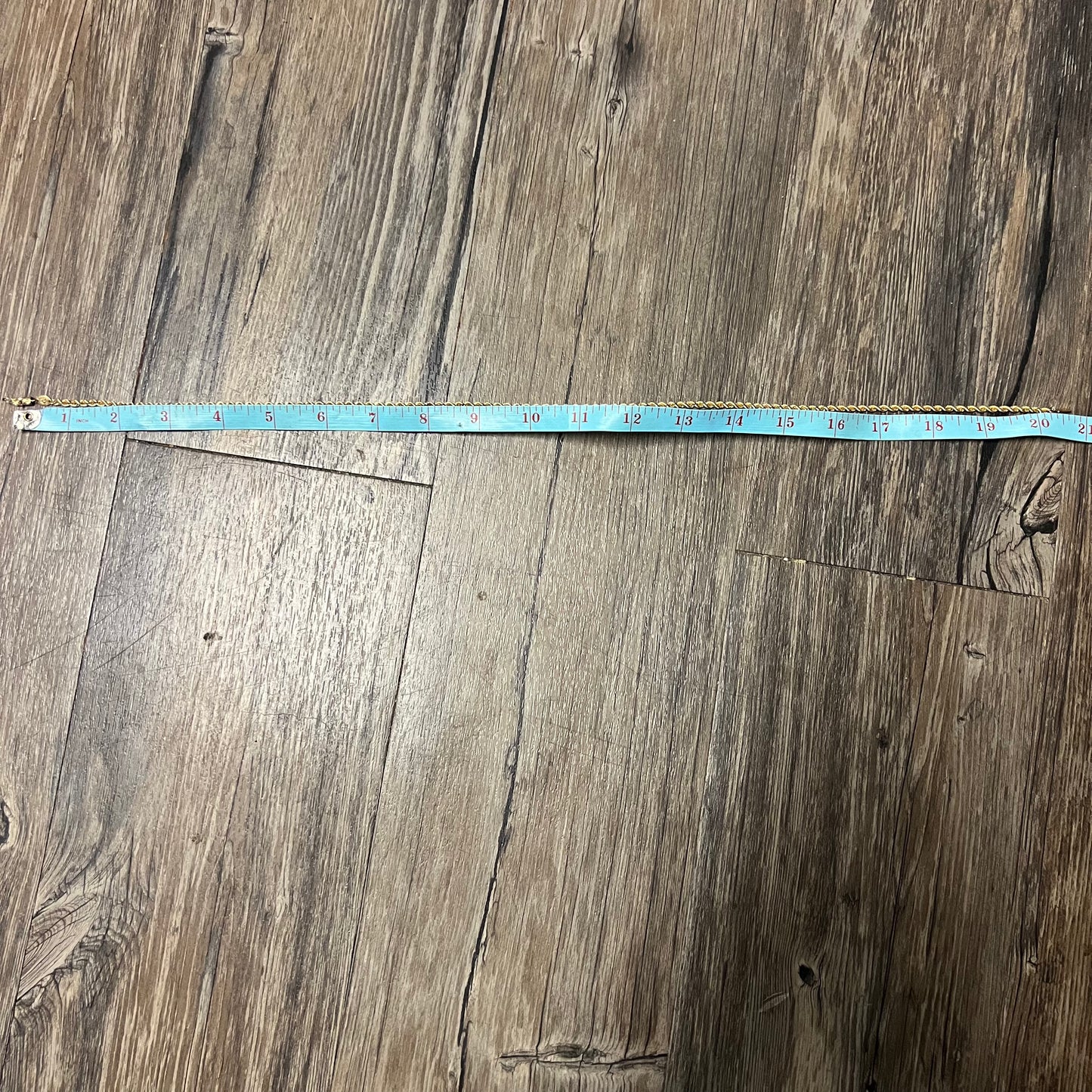 1987 Solid 14k “Silk Rope” ™️