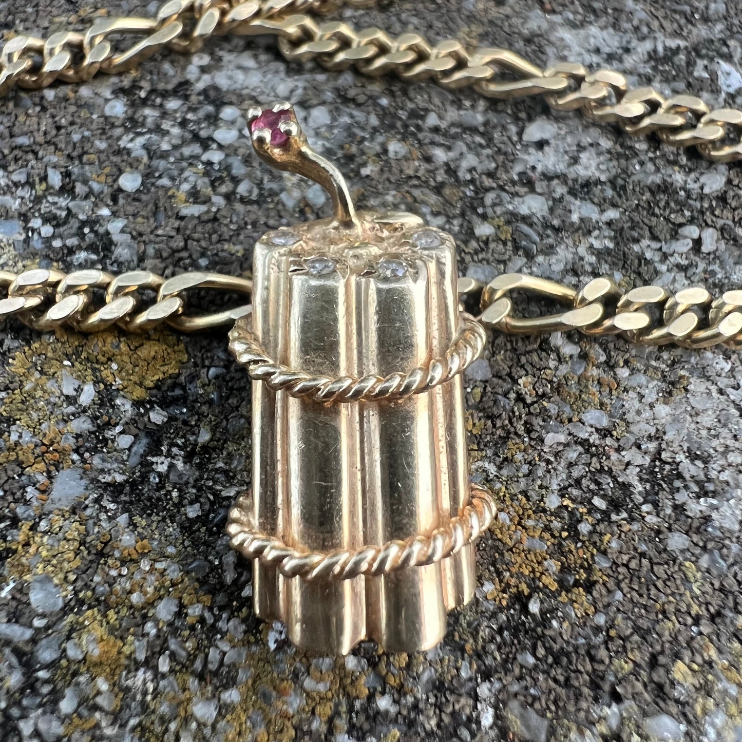 1979 14k Dynamite Pendant