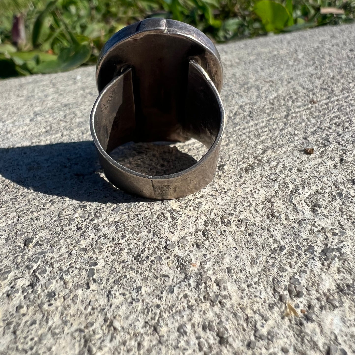 1920’s Sterling Silver Old Pawn Horseshoe Ring