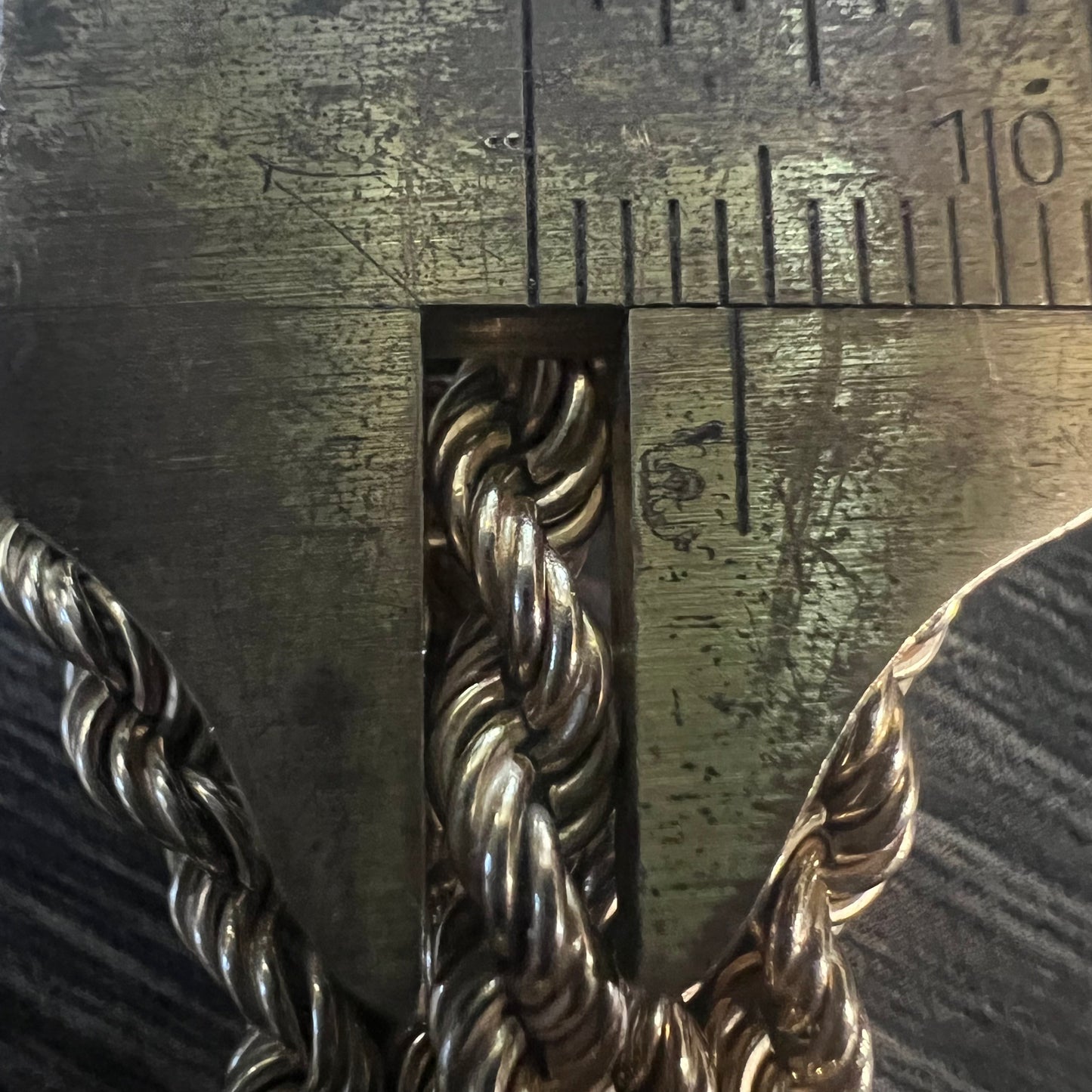 1980’s 14k Thick Italian Rope Chain Necklace (18.5”)