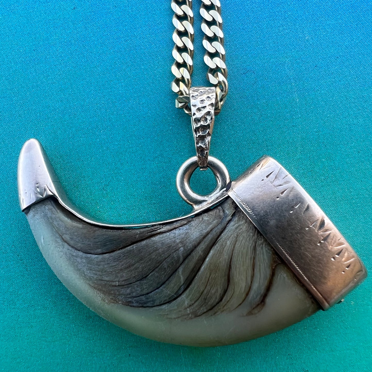 1800’s 14k Tiger Claw Pendant