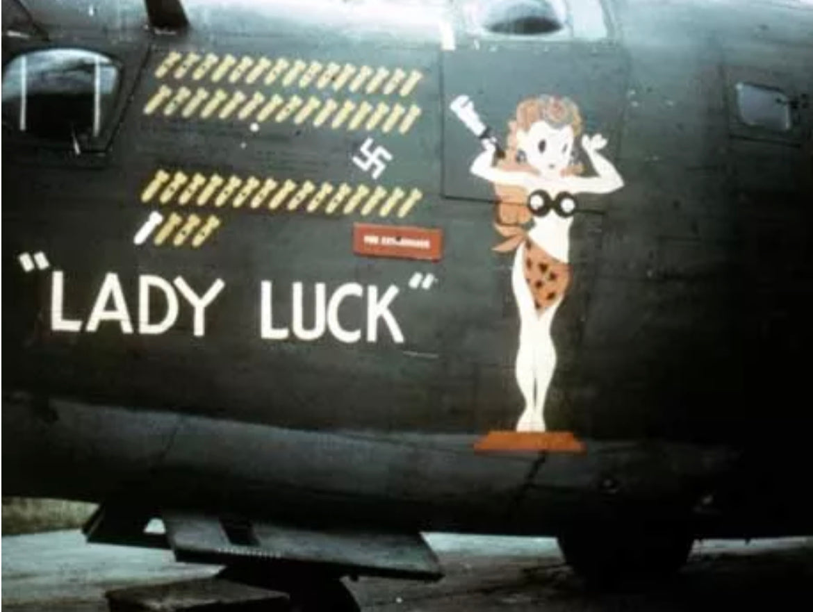 1940’s “Lady Luck” Felt Patches