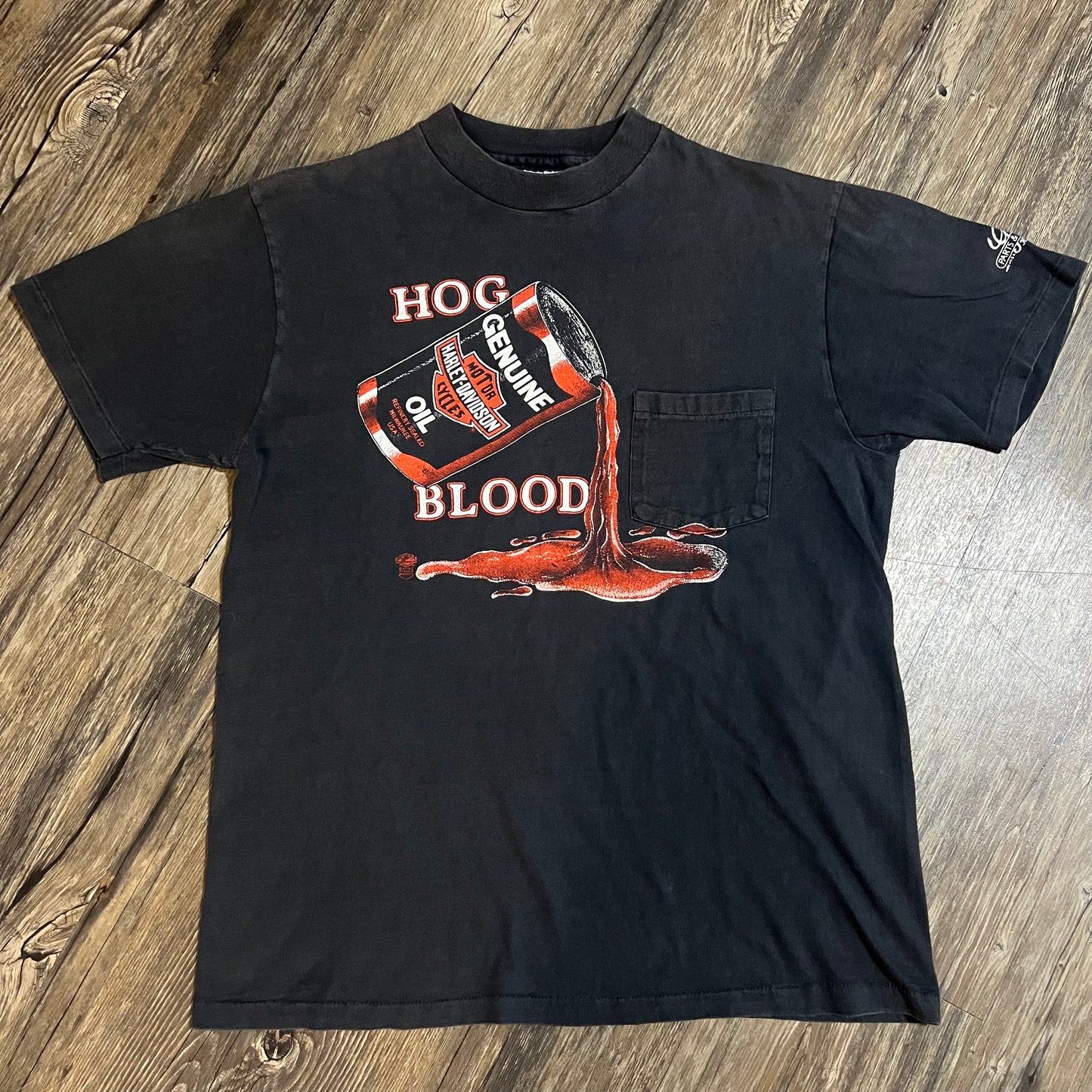 1980’s Harley-Davidson Hog Blood Shirt