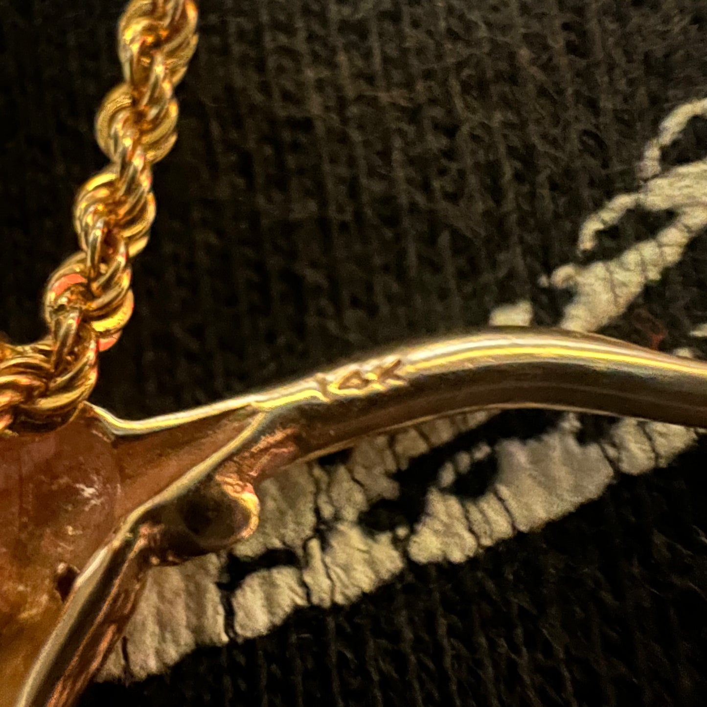 1970’s 14k Longhorn Pendant
