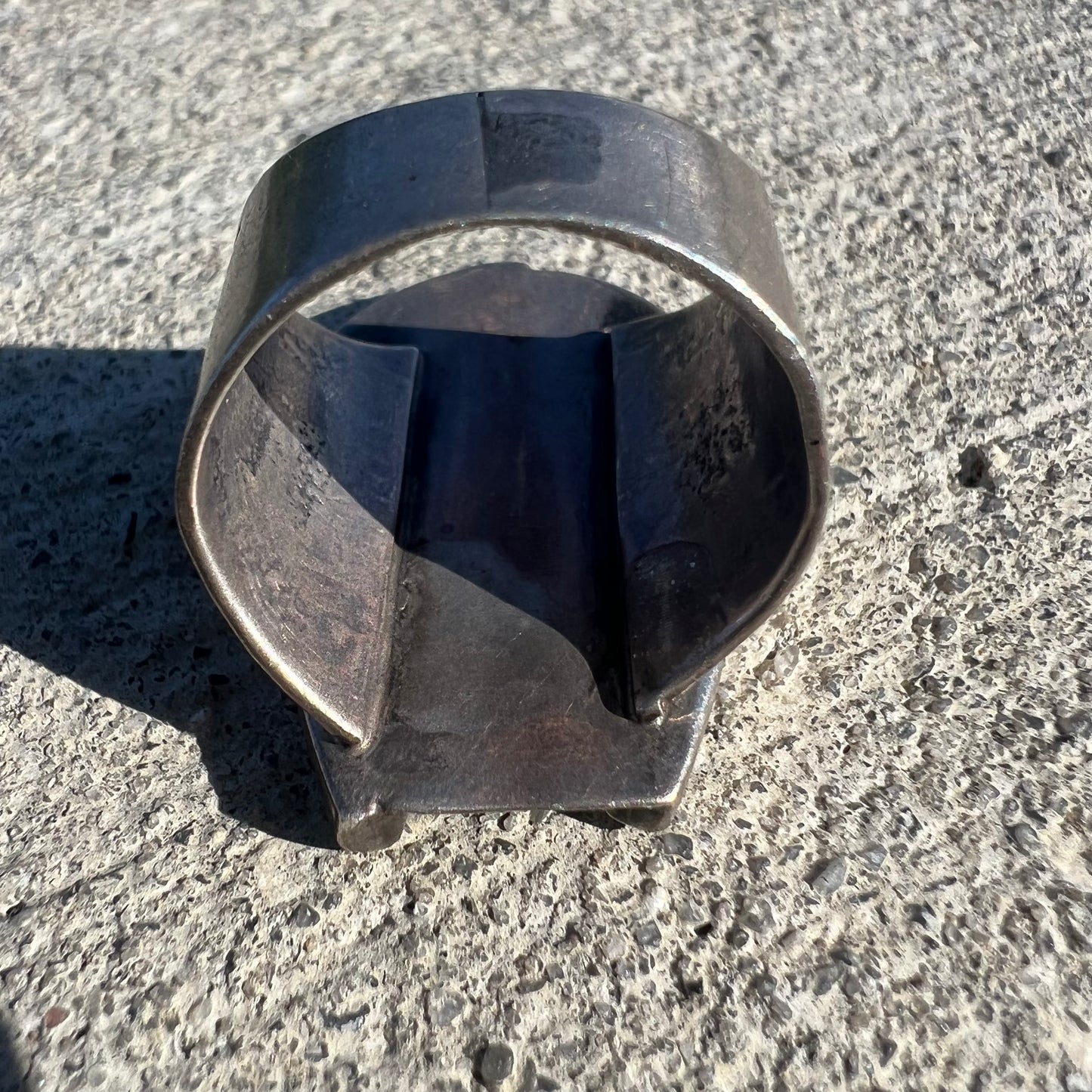 1920’s Sterling Silver Old Pawn Horseshoe Ring