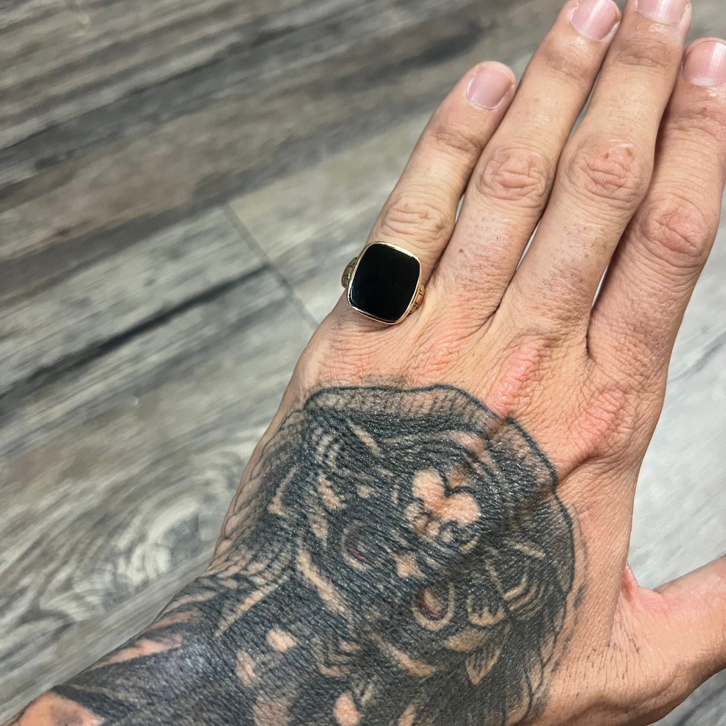 1930’s 14k Black Onyx Signet Ring