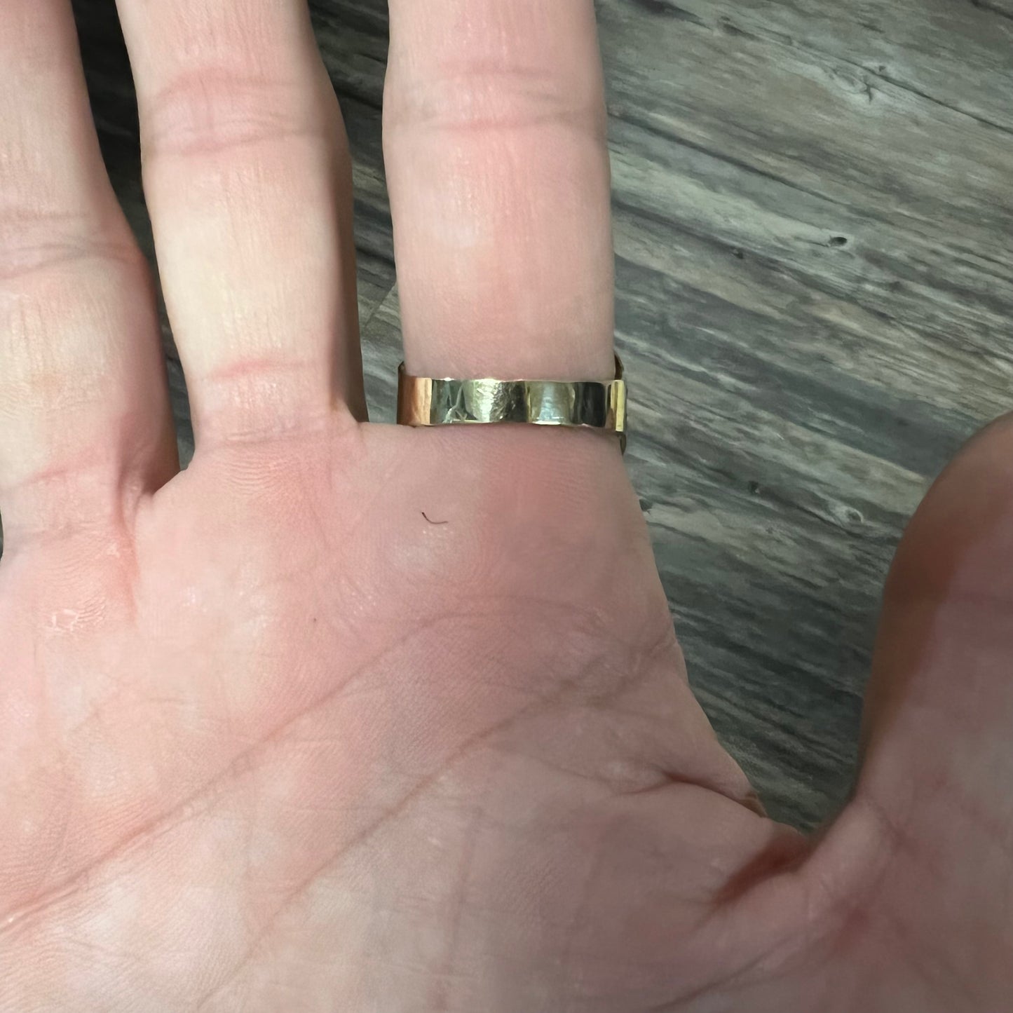1990’s 10K Diamondcut Nike Octagon Ring