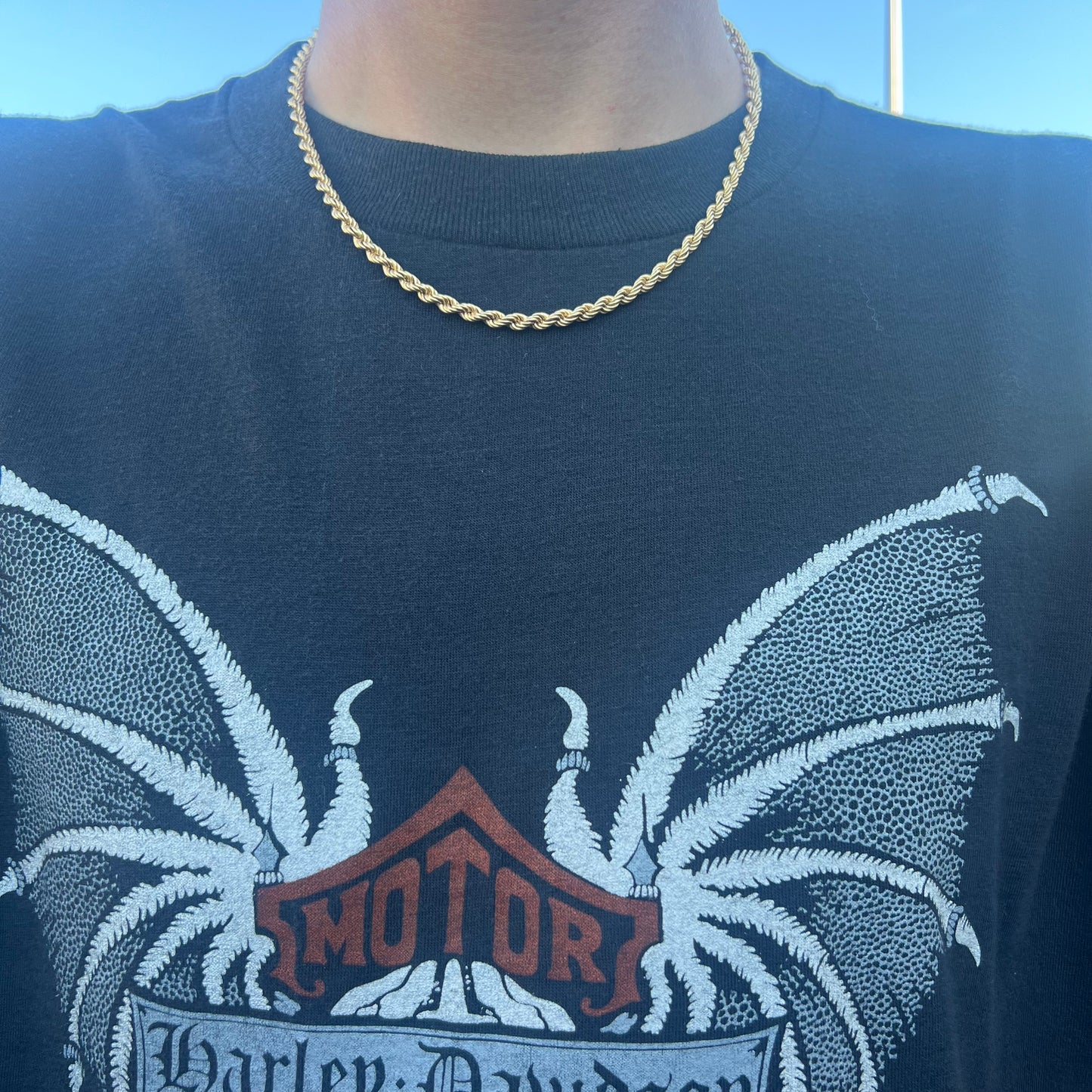 1980’s 14k Thick Italian Rope Chain Necklace (18.5”)