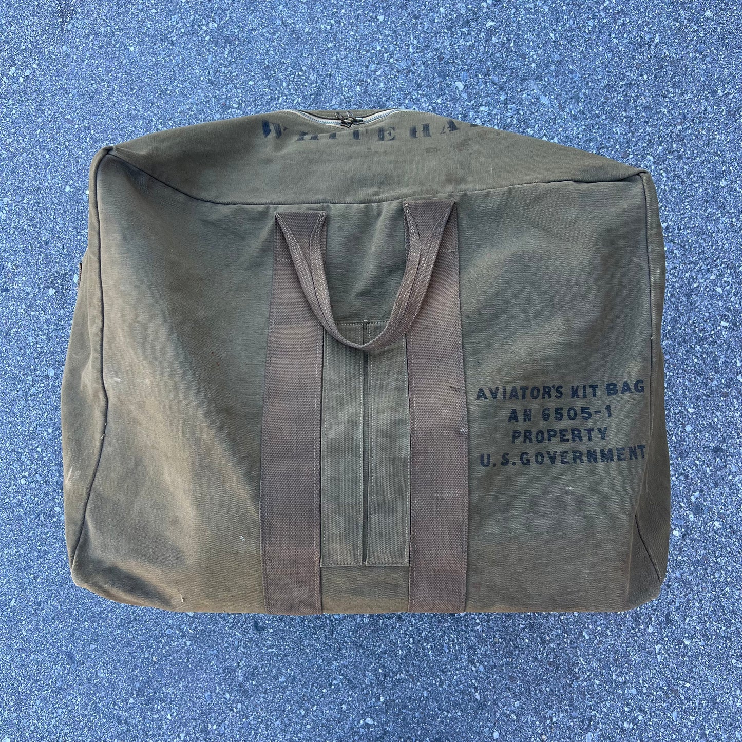 WW2 Era AN 6505-1 Aviator Kit Bag