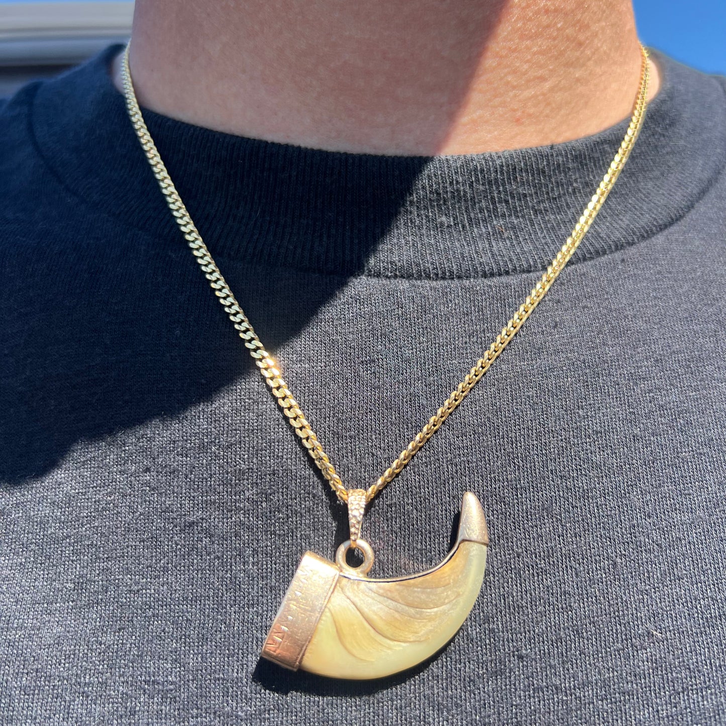 1800’s 14k Tiger Claw Pendant