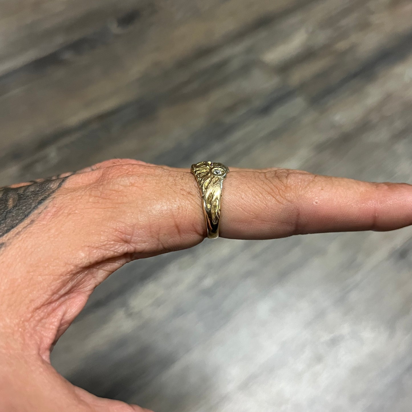 Art Nouveau 14k Apache Warrior Ring By Larter And Sons (9)