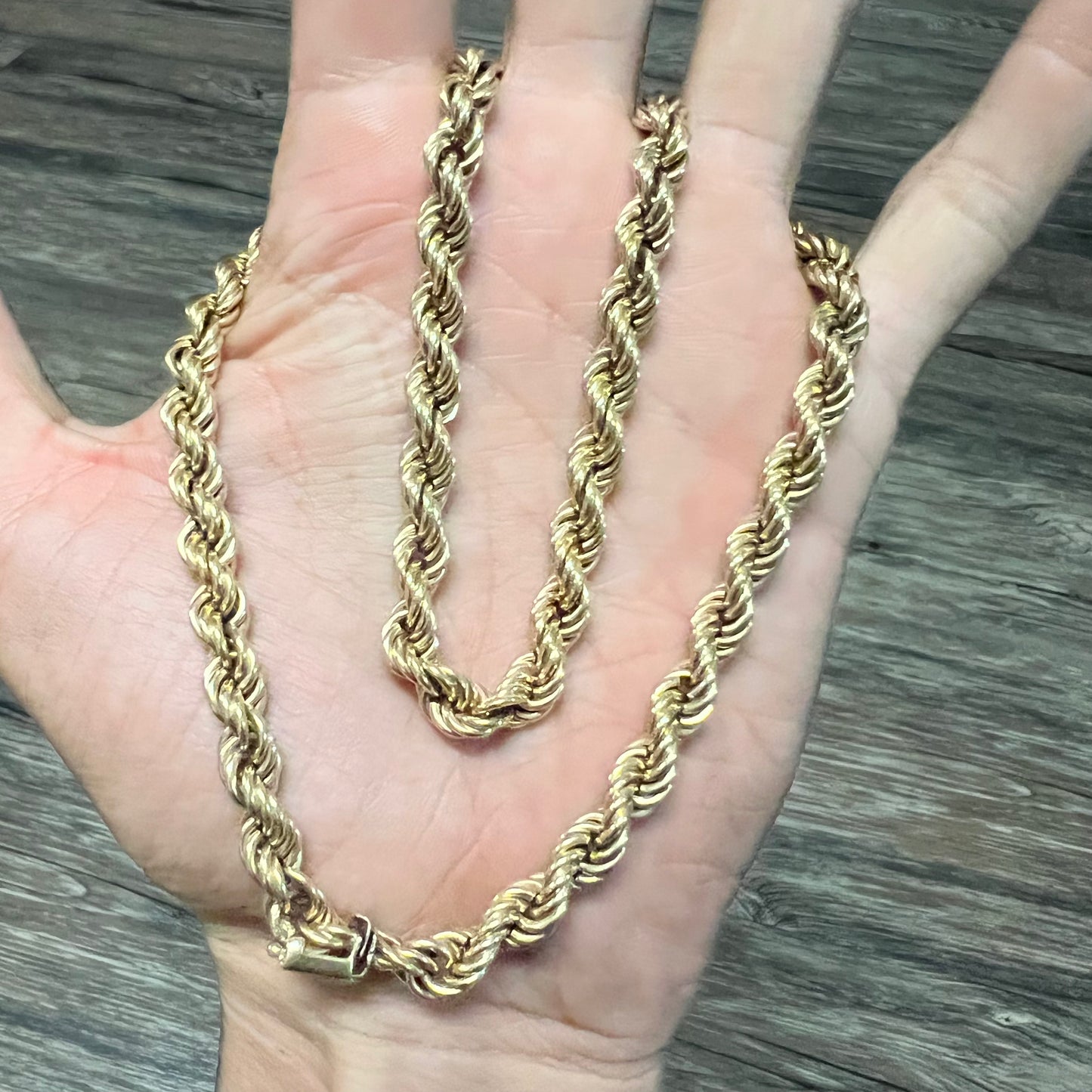 Vintage 14k Fat Rope Chain