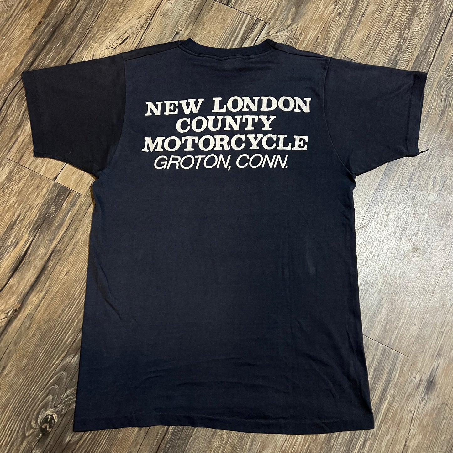 Early 80’s Harley Davidson Skull And Crossbones Shield Shirt