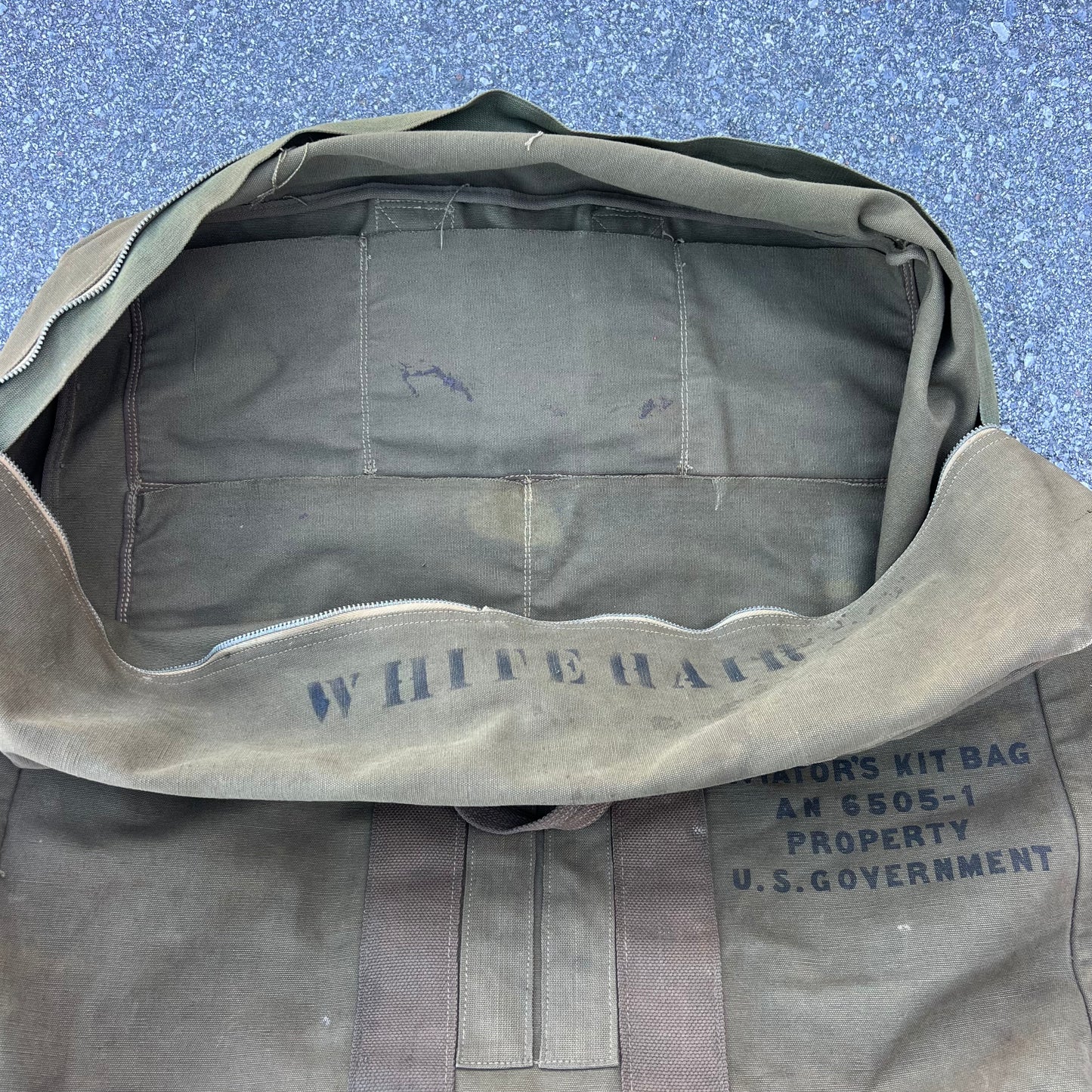 WW2 Era AN 6505-1 Aviator Kit Bag