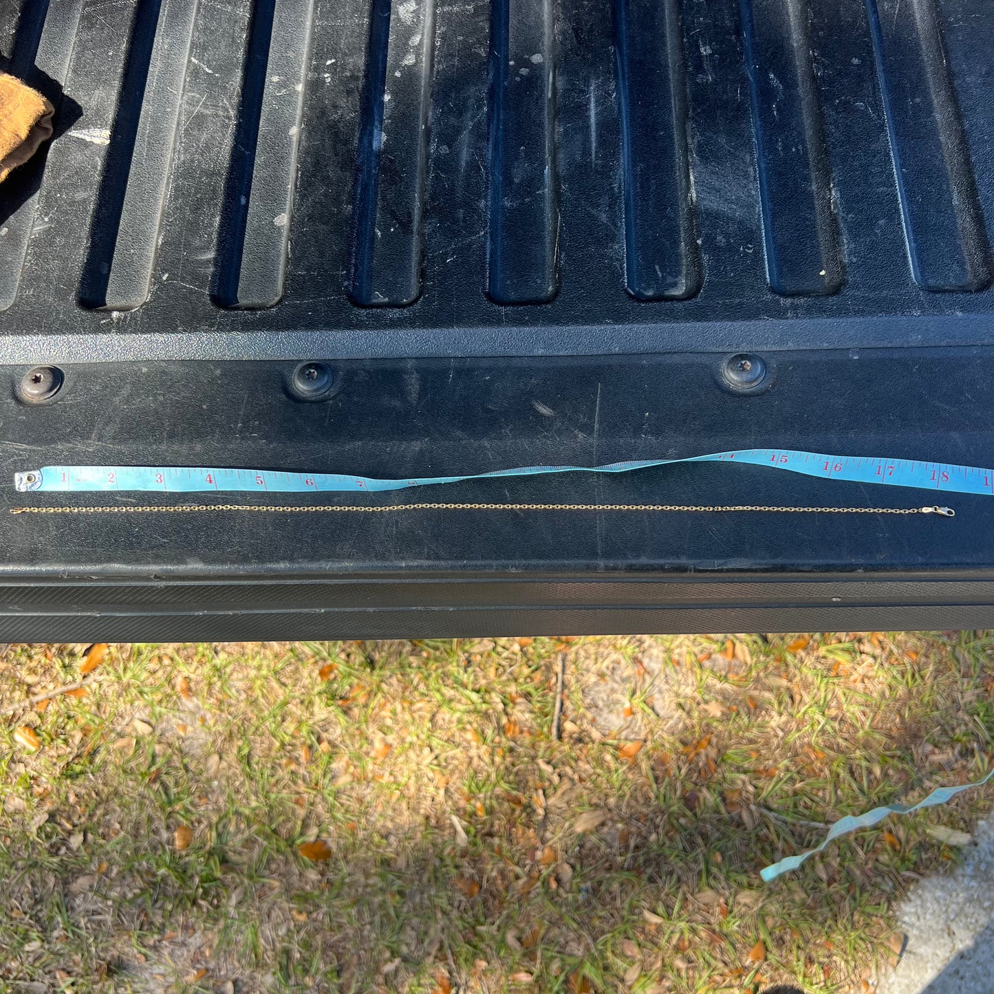 Vintage Solid 14k Italian Made Anchor Link Necklace