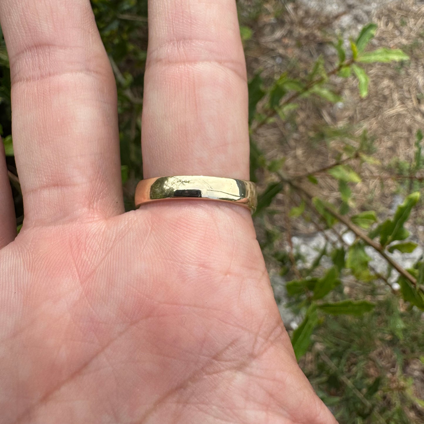 Antique Solid 14k Gold .75ct Old Euro Cut Diamond Gents Ring (10.5)