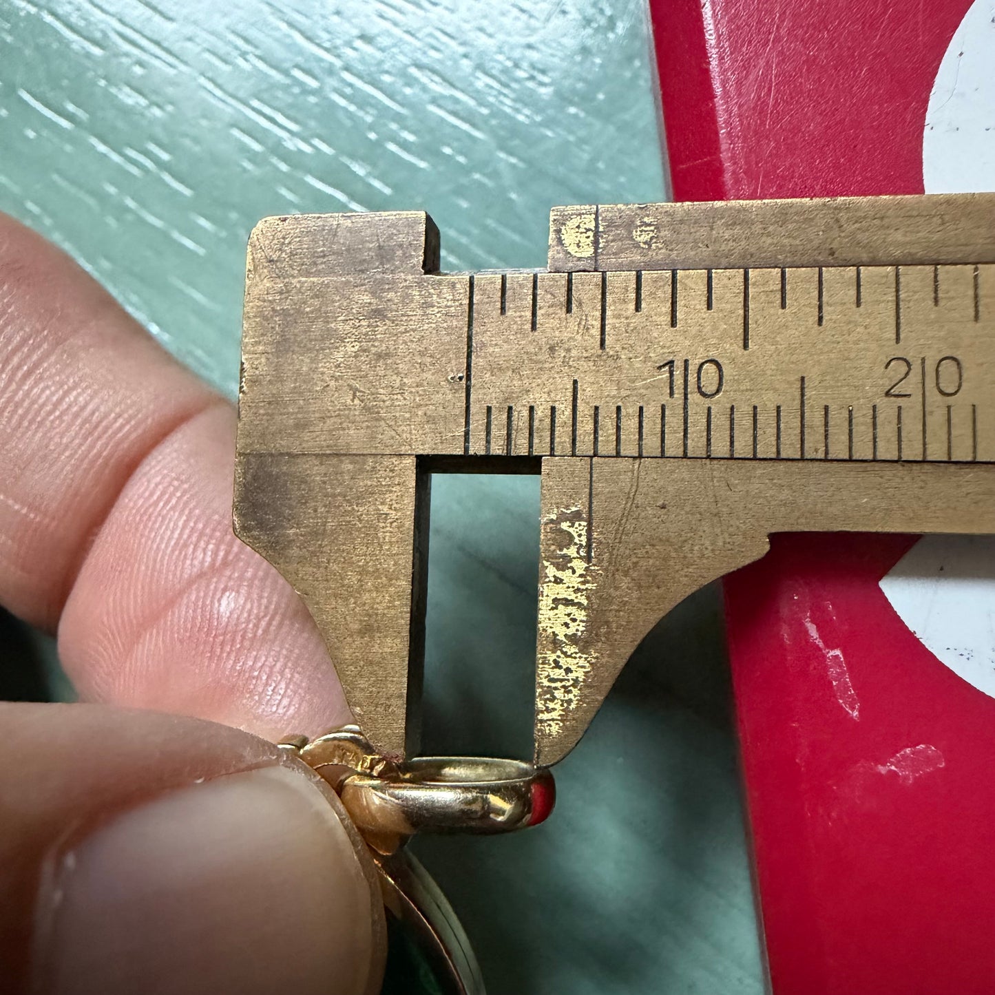 1950’s Cartier Solid 18K Yellow Gold Guilloche Enamel Locket Pendant