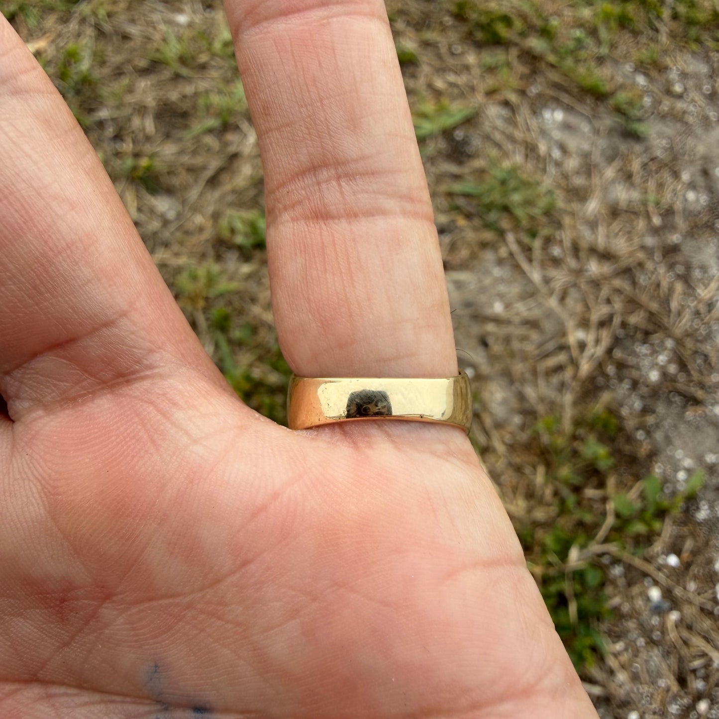 Mid-Century Solid 14k Yellow Gold Mexican $2.5 Peso Gold Coin Ring (6)