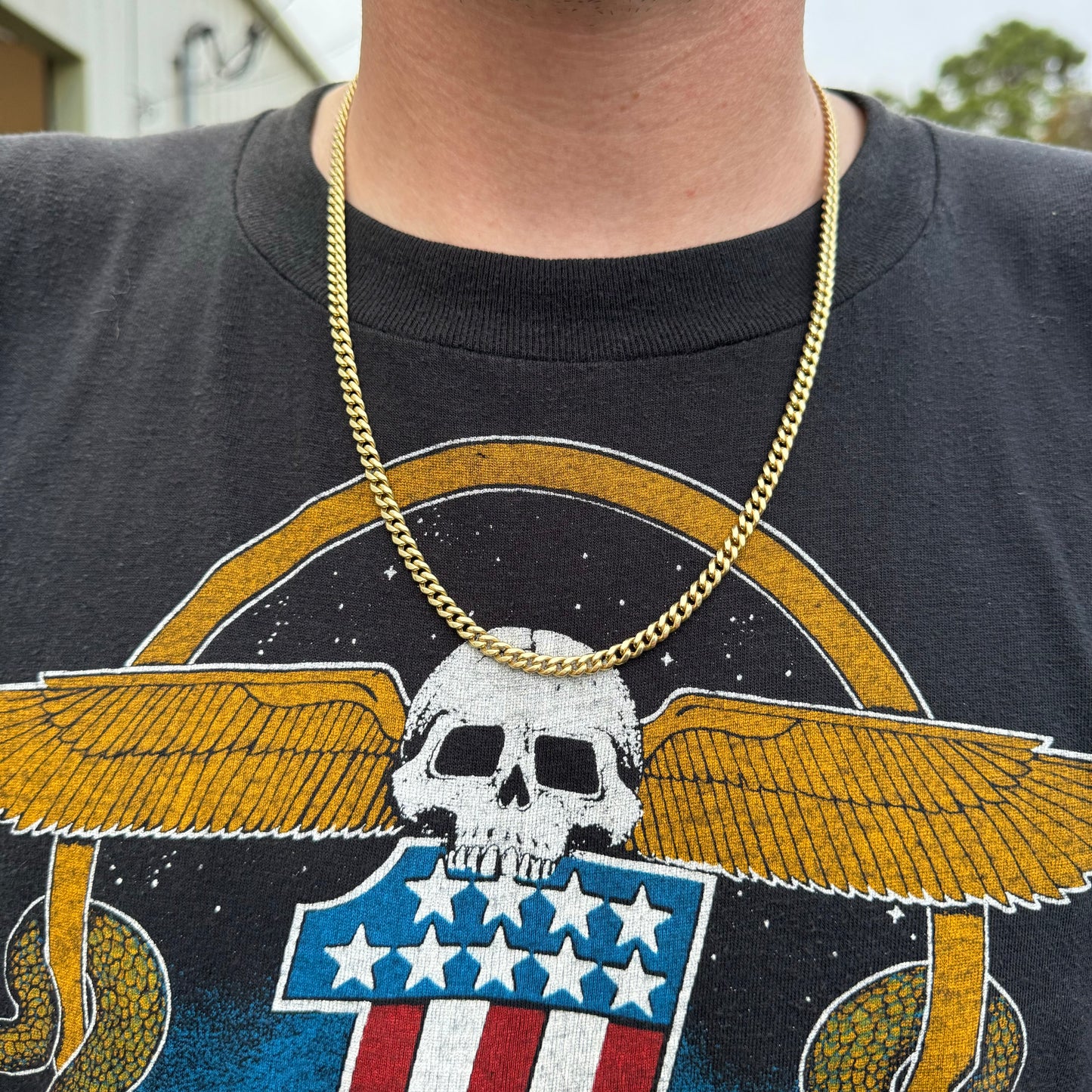 Brand New 14k Yellow Gold Miami Cuban Link Necklace (22”)