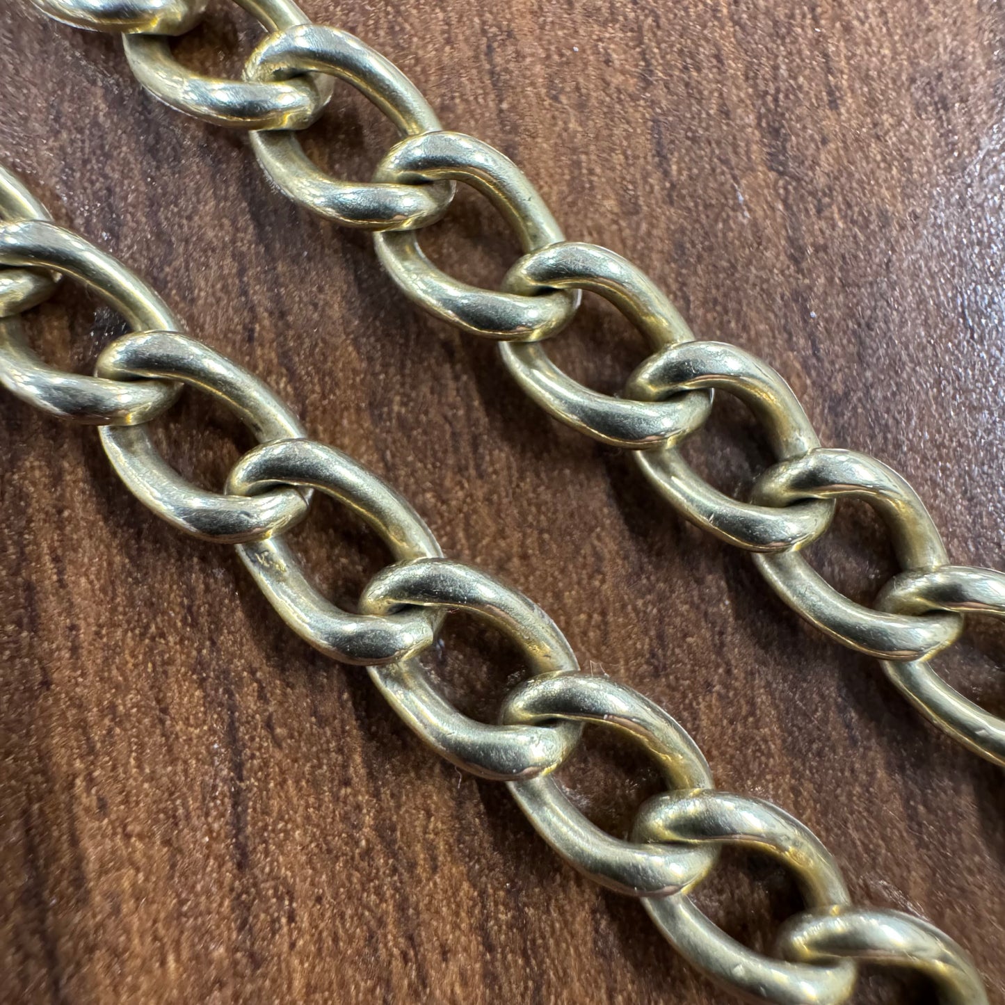 1908 $2.5 Gold Indian Head Coin Natural Diamond Curb Link Necklace (16”)