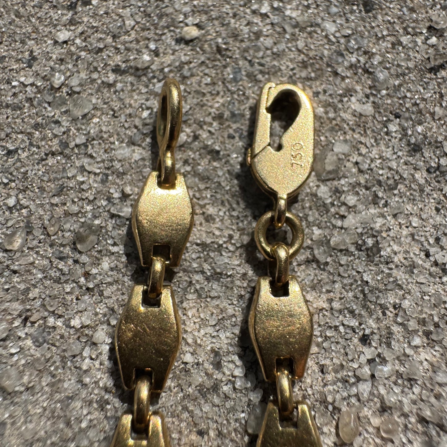 1970’s Cartier Solid 18k Yellow Gold Mariner Anchor “Tortue” Link Bracelet (7.5”)