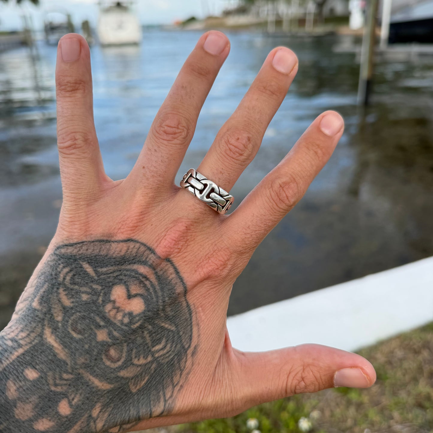 Hoorsenbuhs Solid Sterling Silver .925 “Wall Classic” Ring (11)