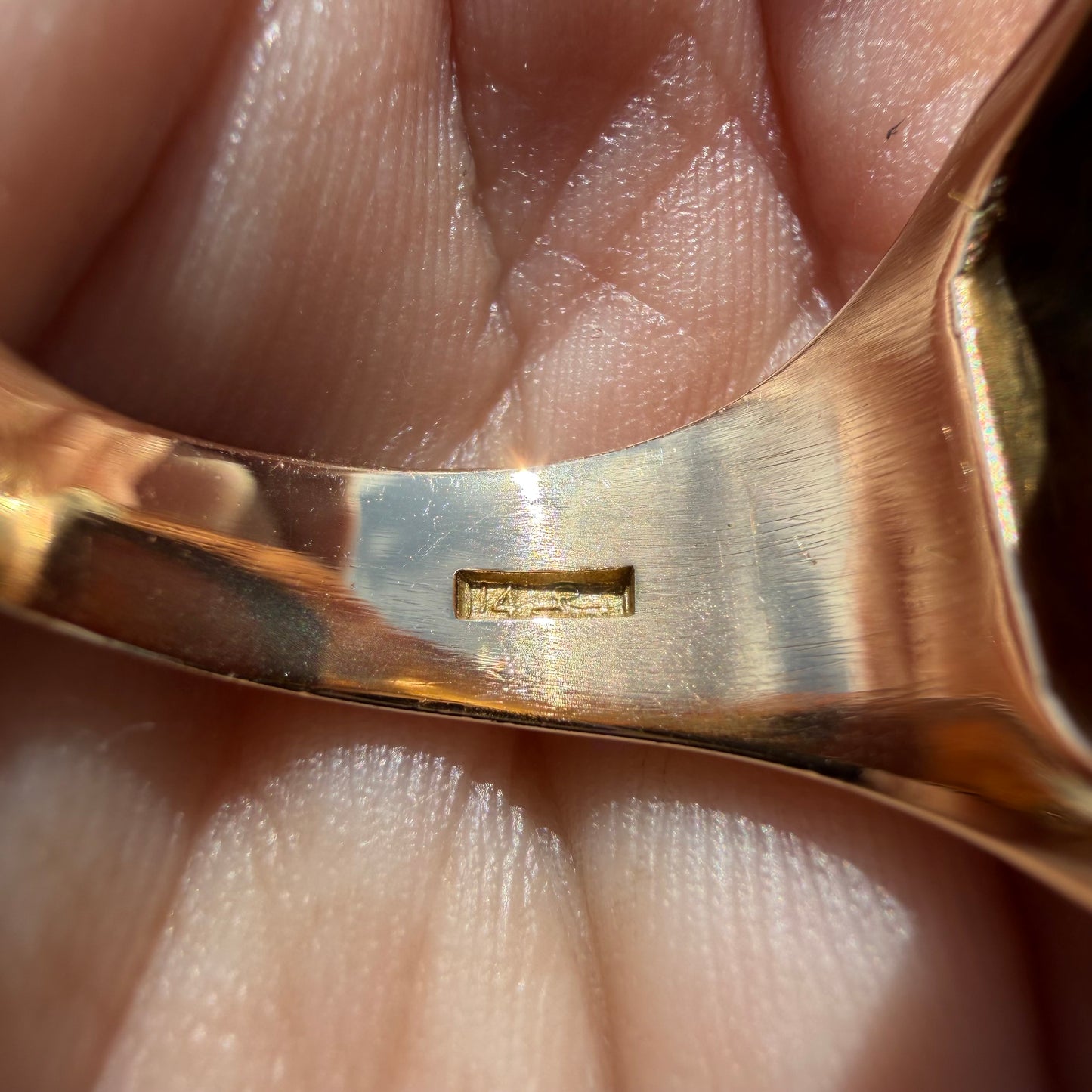 1930’s Solid 14k Yellow Gold Hermes Carved Carnelian Intaglio Signet Ring (11)