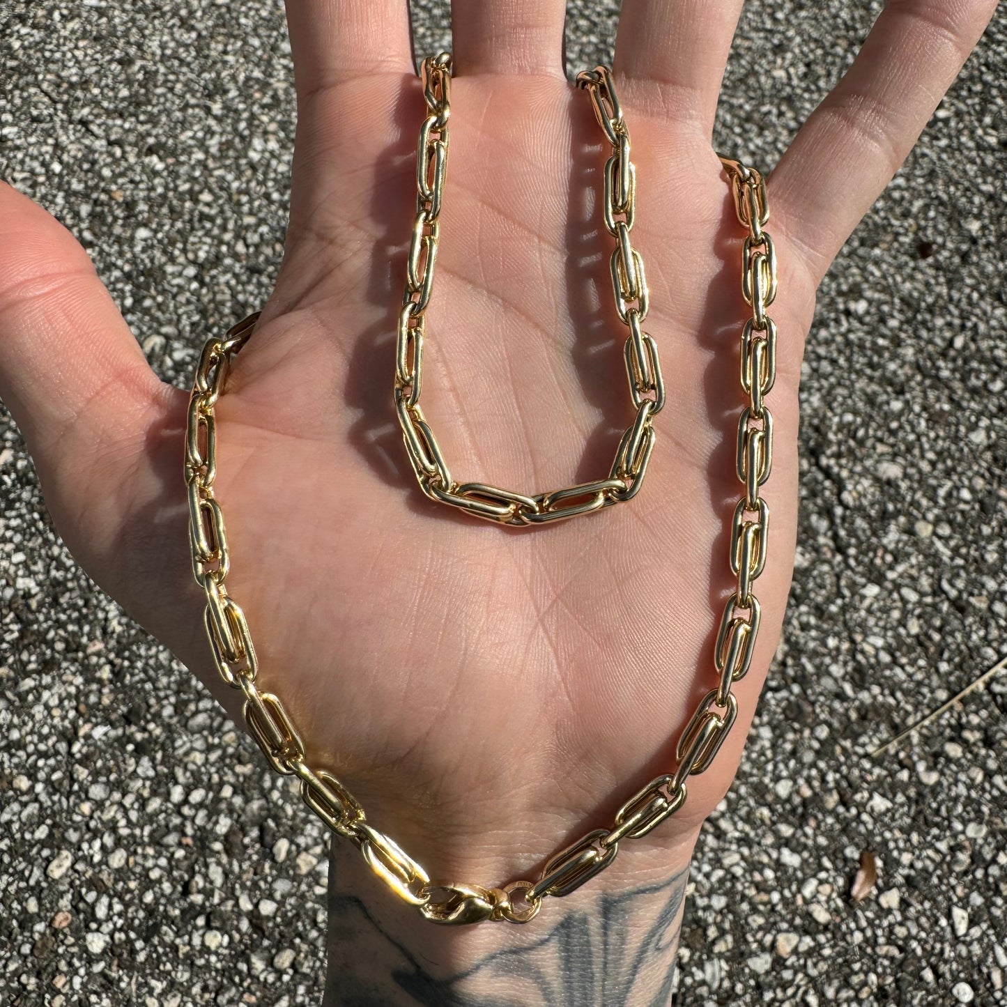Bvlgari 18k Gold VVS Diamond And Malachite “Serpenti” Necklace (17.5”) With 14k Interlocking Double Chain Link (21”)