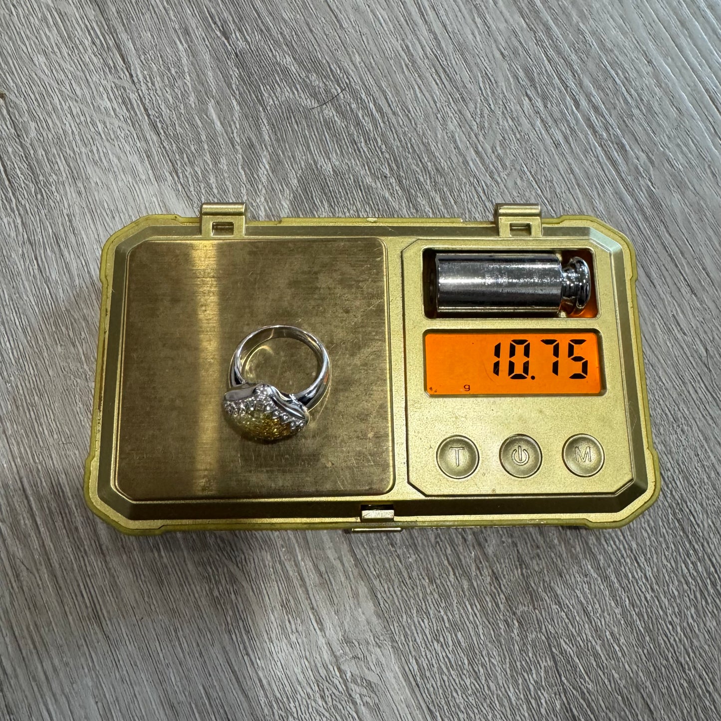 High End Designer Solid 18k White Gold 2.5ctw Natural Diamond And Yellow Sapphire “Chameleon” Ring (6.75)