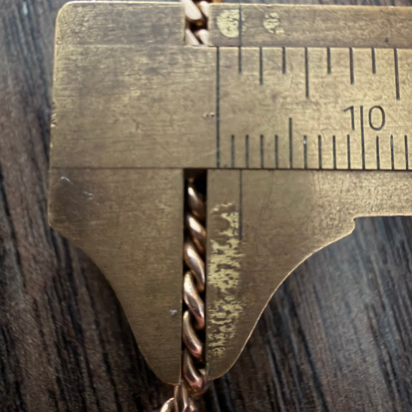 Antique Art Nouveau Solid 14k Gold Double Albert Curb Link Watch Chain Necklace (20.5”)
