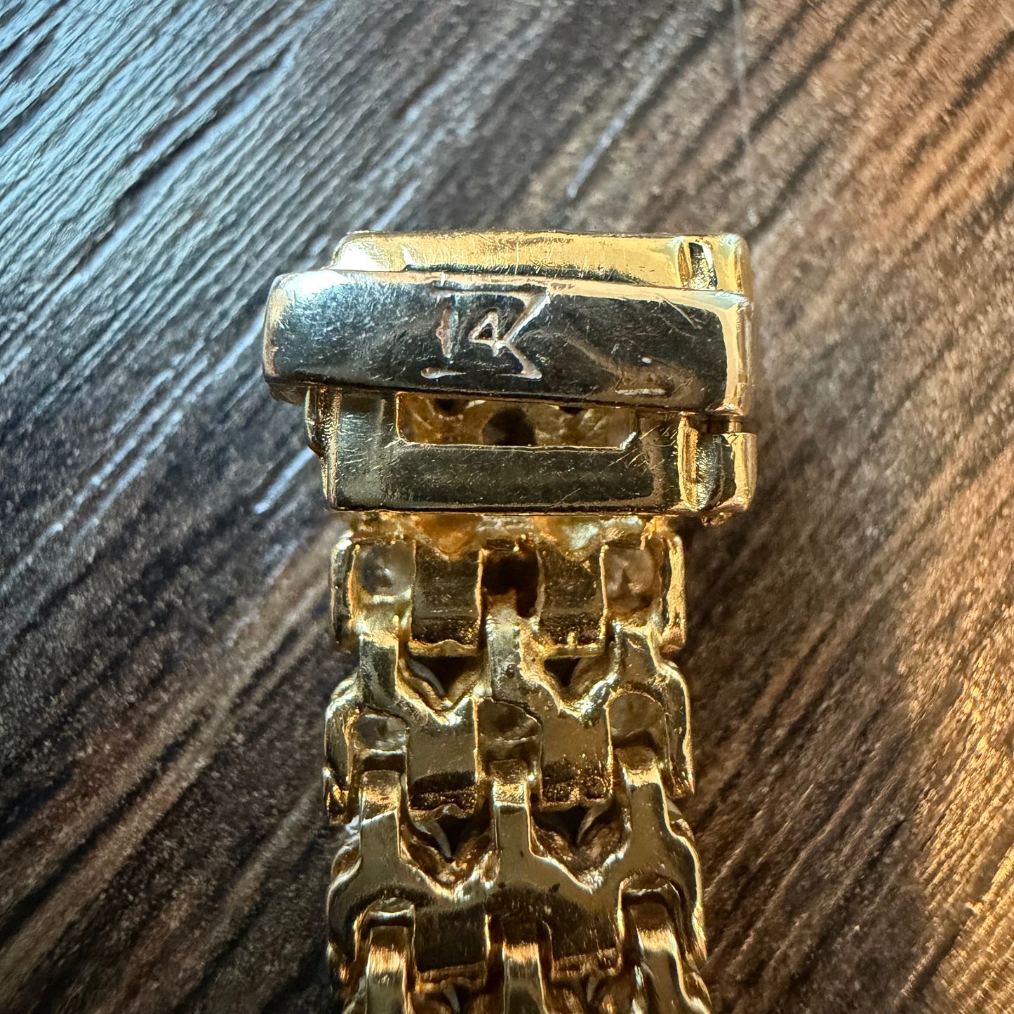 Vintage Solid 14k Yellow Gold 8.85ctw Natural Diamond 3 Row Tennis Bracelet (7.5”)