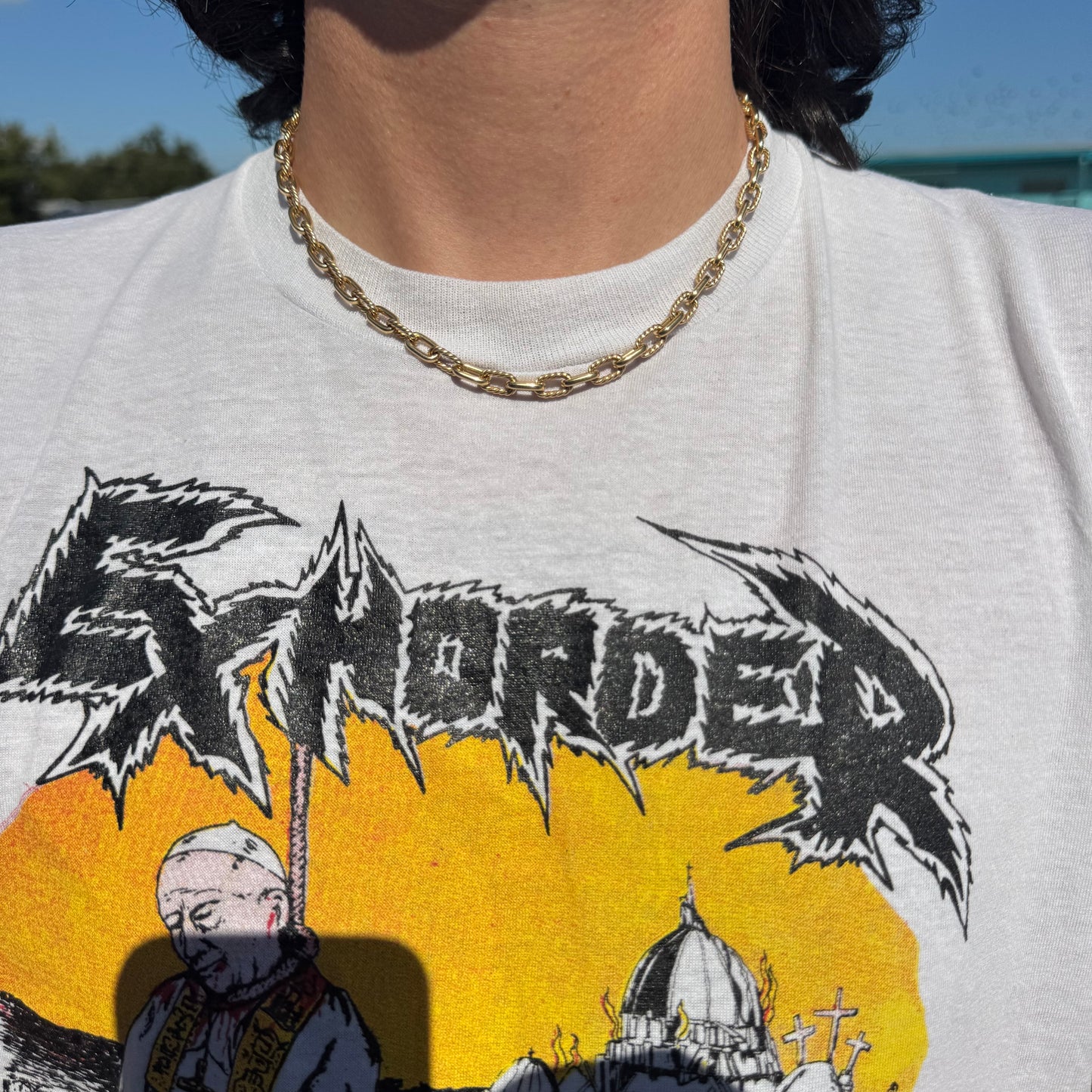 Vintage David Yurman Solid 18k Yellow Gold Madison Chain Necklace (18”)