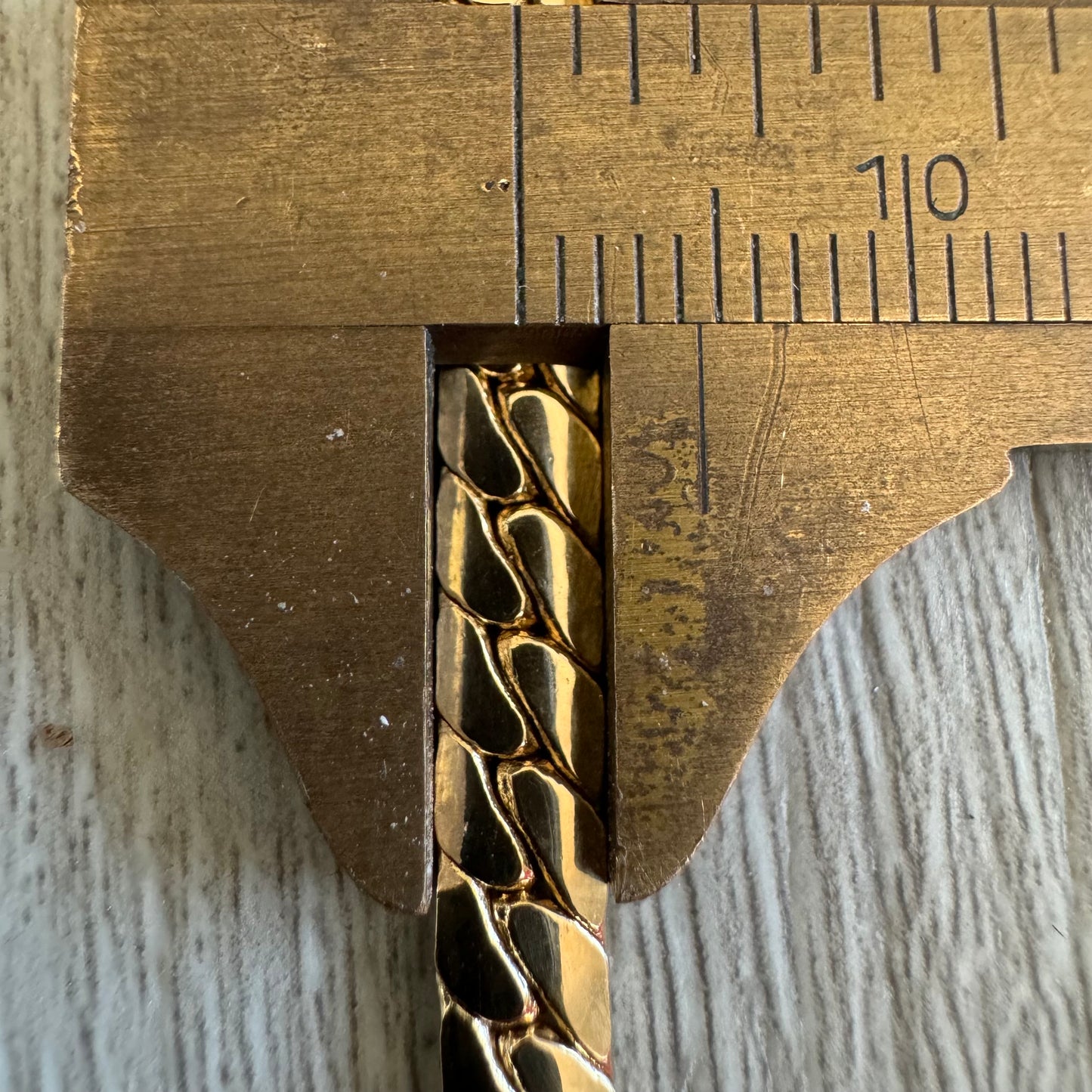 1970’s Solid 14k Yellow Gold Old School Miami Cuban Link Necklace (18.25”)