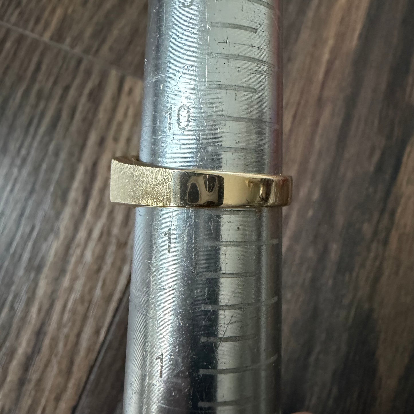 Vintage Solid 14k Yellow Gold .75ctw Natural Diamond Trilogy Ring (10.5)