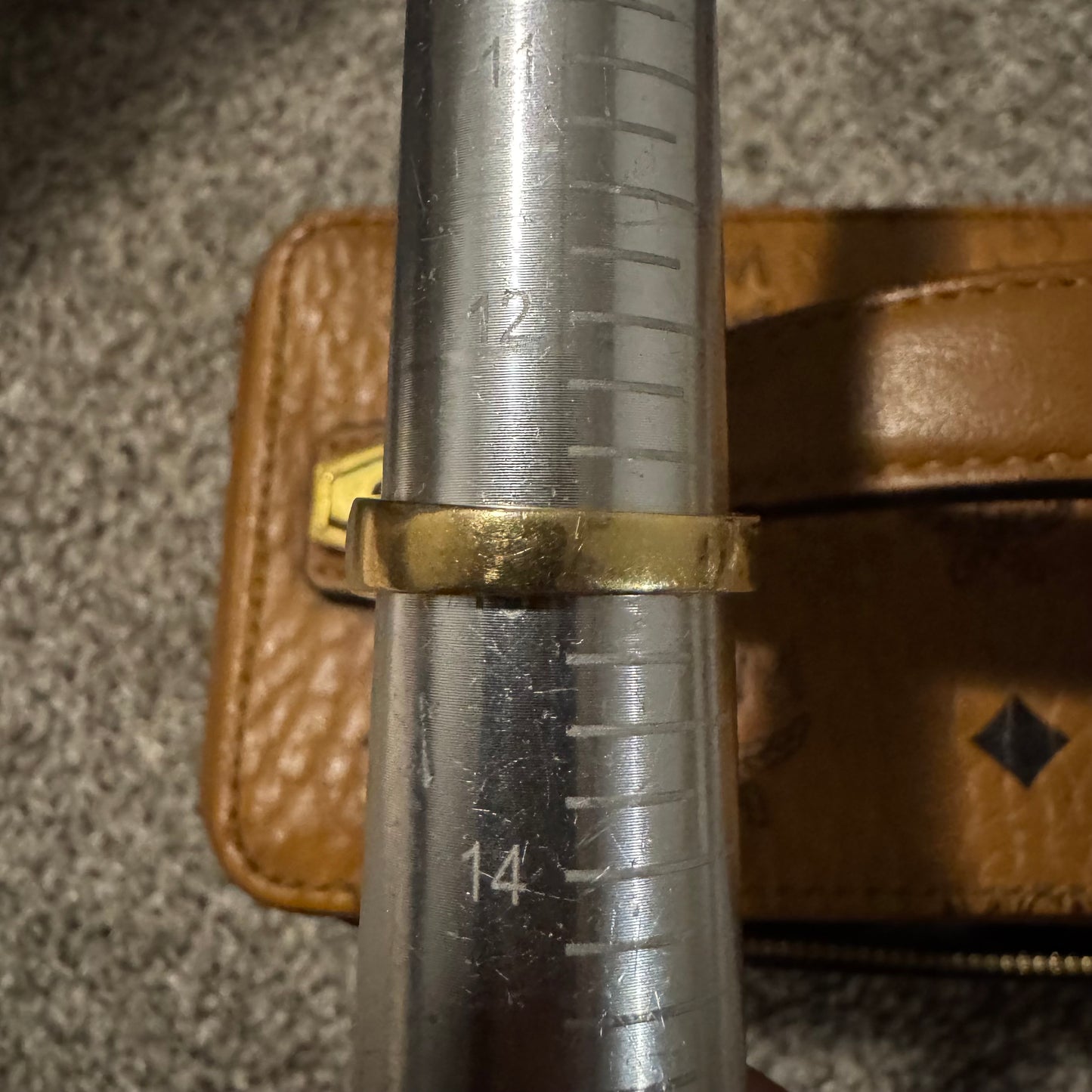 Vintage Solid 14k Yellow Gold .75ct Natural VS1 Diamond Gypsy Ring (13)