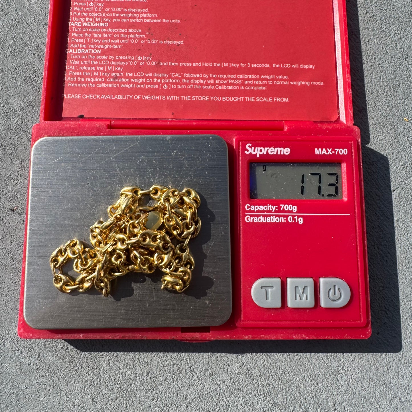 Vintage 14k Vibrant Yellow Gold Italian Puffed Mariner Link Necklace (20.75”)