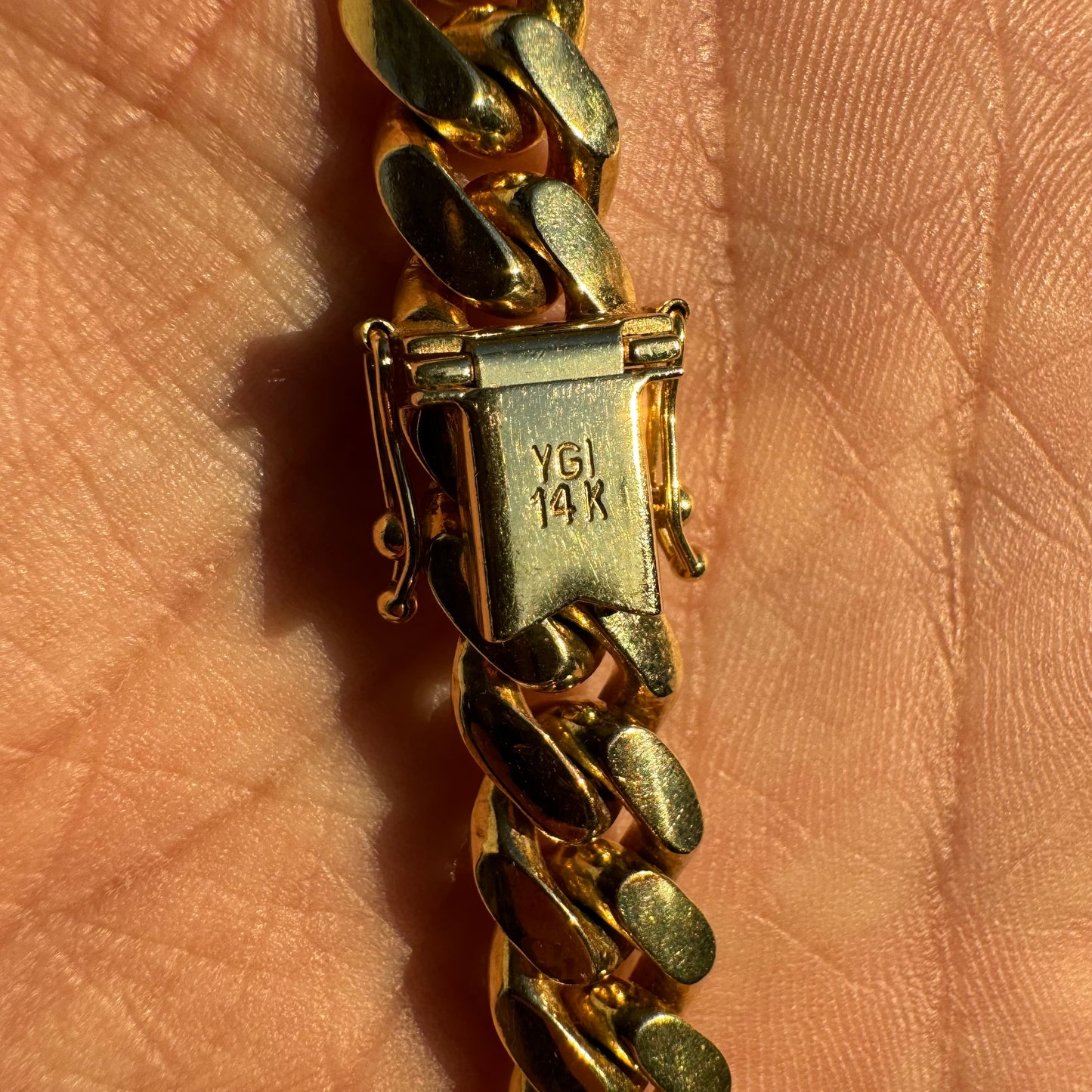 Near Mint Condition Solid 14k Buttery Yellow Gold Super Heavyweight Miami Cuban Link Necklace (20”)