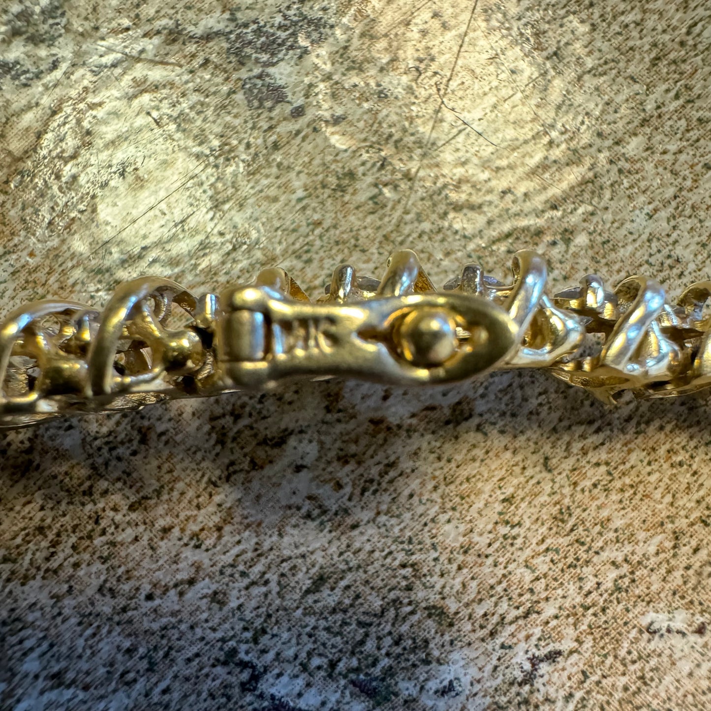 Vintage 3.0CTW Natural Diamond 14k Yellow Gold Tennis Bracelet (7.25”)