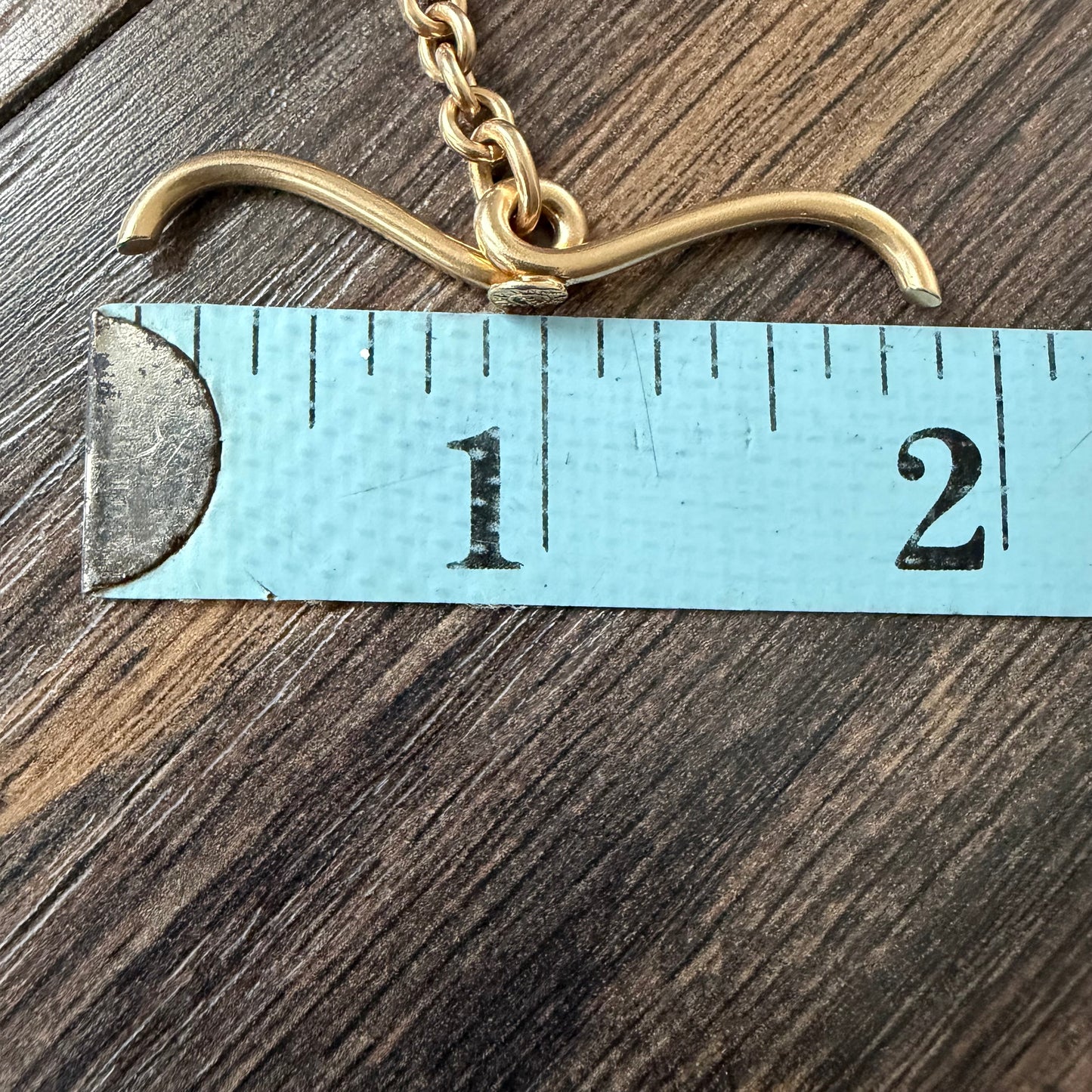 1917 Solid 14k Yellow Gold Double Albert Curb Link Watch Chain Necklace (22.5”)