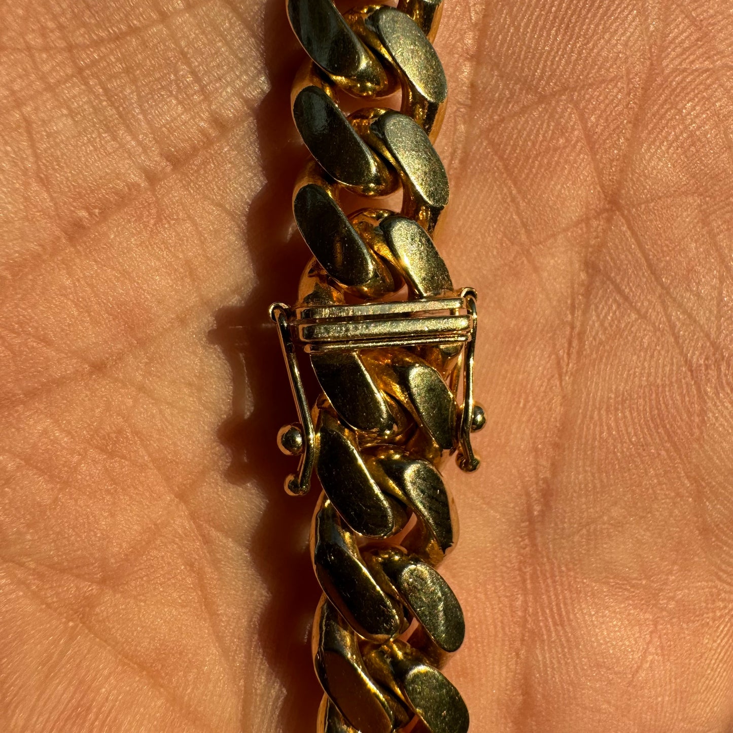 Near Mint Condition Solid 14k Buttery Yellow Gold Super Heavyweight Miami Cuban Link Necklace (20”)