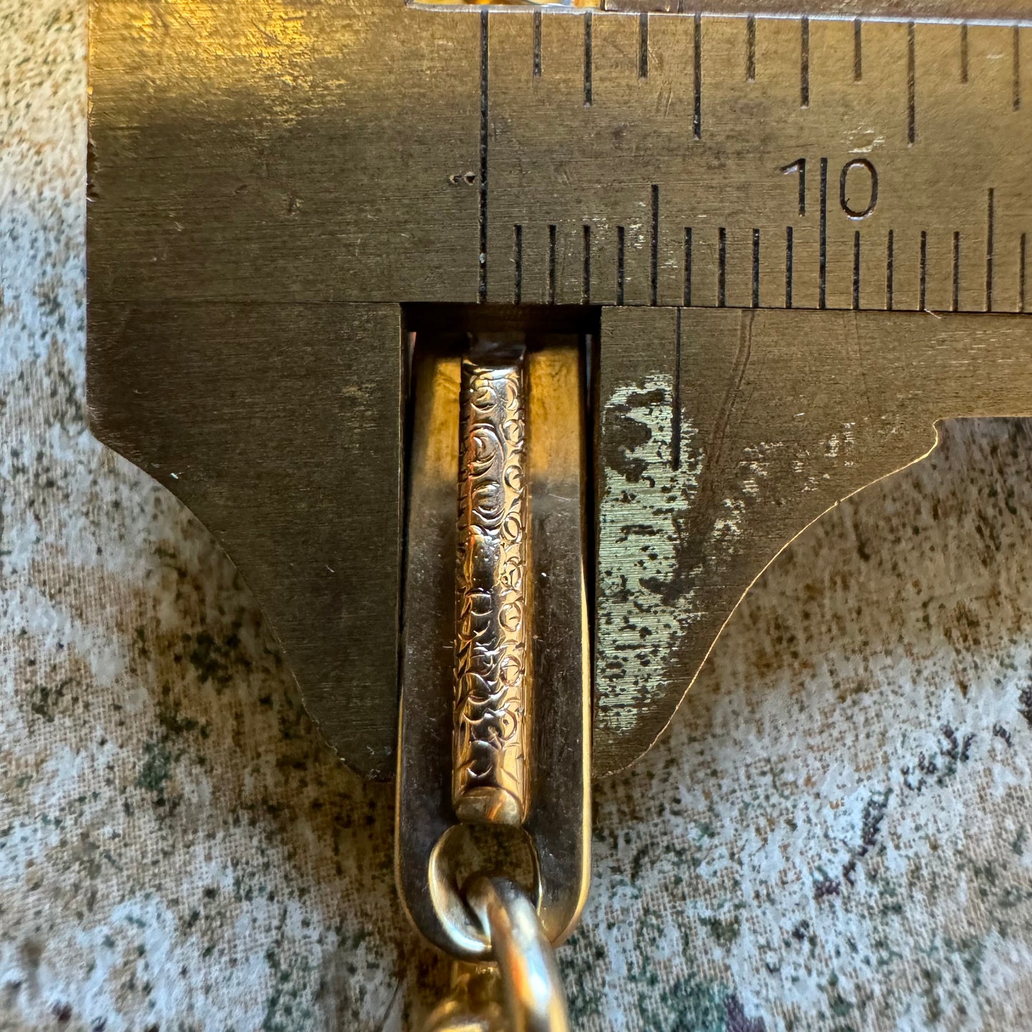 Victorian Solid 14k Gold Fancy Link Watch Chain Bracelet (8.5”)