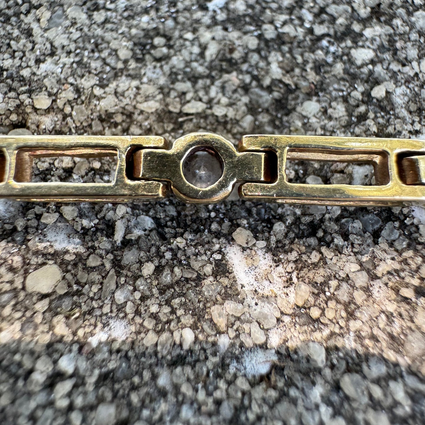 Vintage 14k Yellow Gold 1.95ctw Natural Diamond Bracelet (7.25”)