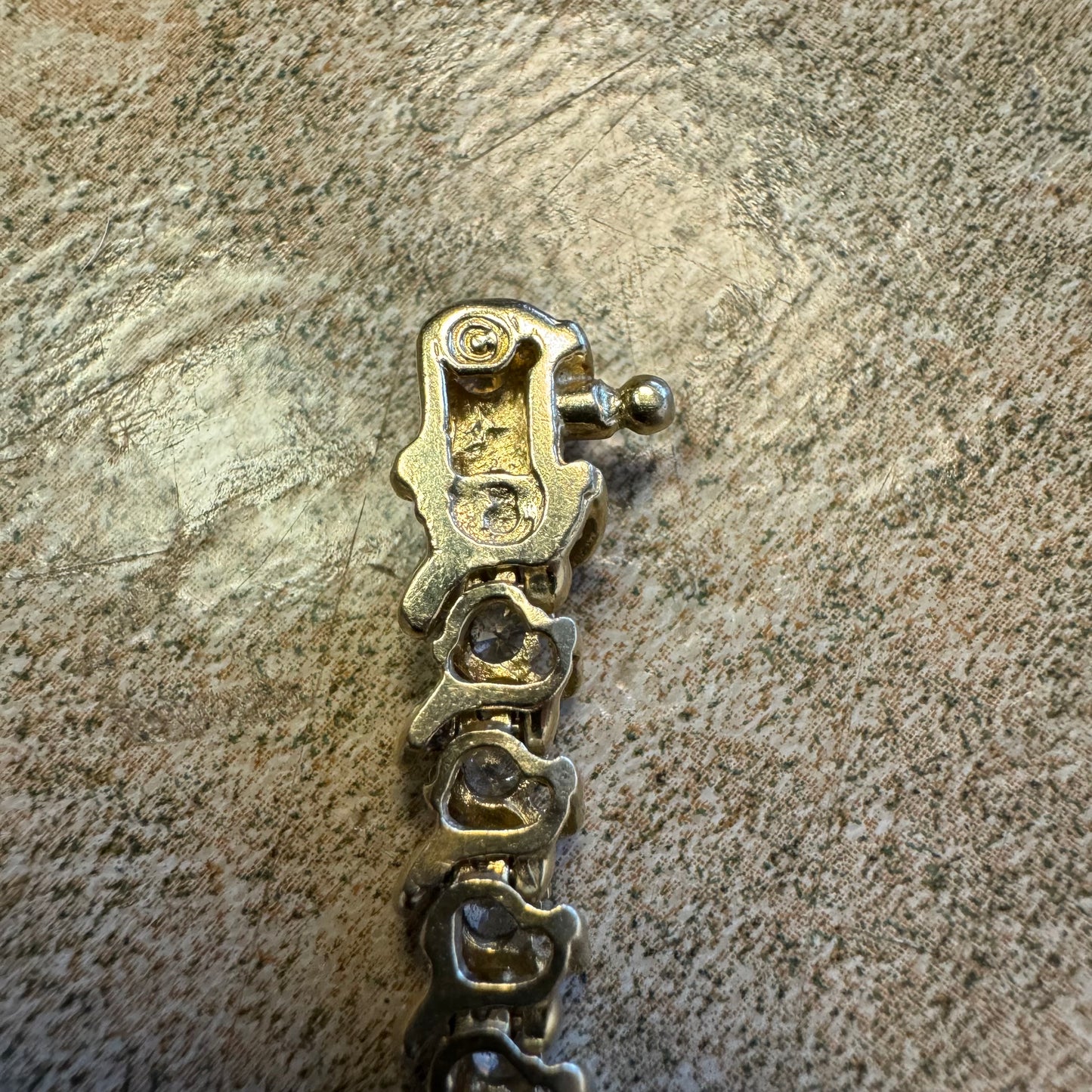 Vintage 3.0CTW Natural Diamond 14k Yellow Gold Tennis Bracelet (7.25”)