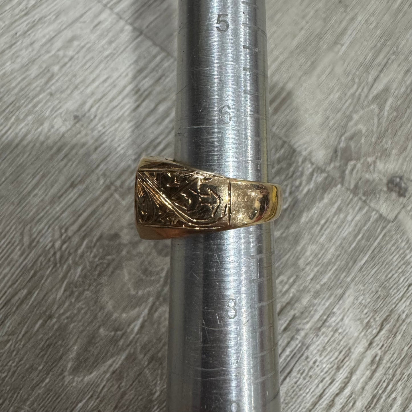 1800’s Victorian 14k Yellow Gold Carnelian Intaglio “Dispatch” Pigeon Post Signet Ring (7-7.5)