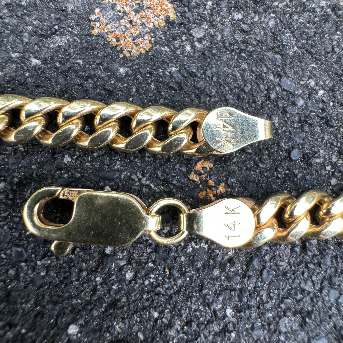 Brand New 14k Yellow Gold Miami Cuban Link Necklace (22”)